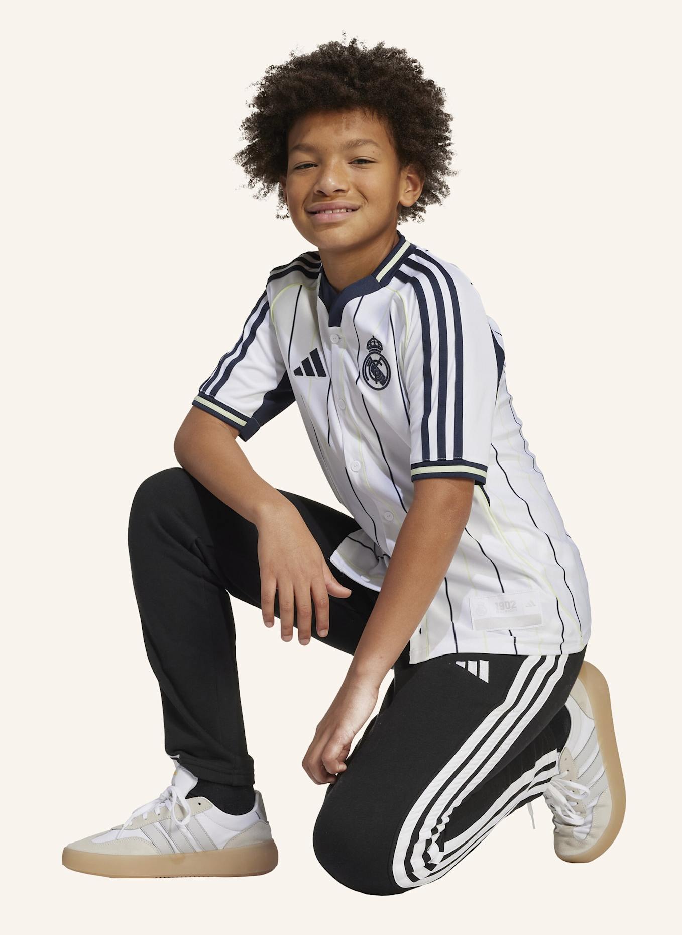adidas Originals REAL MADRID US PACK T-SHIRT: WEISS/ BLAU