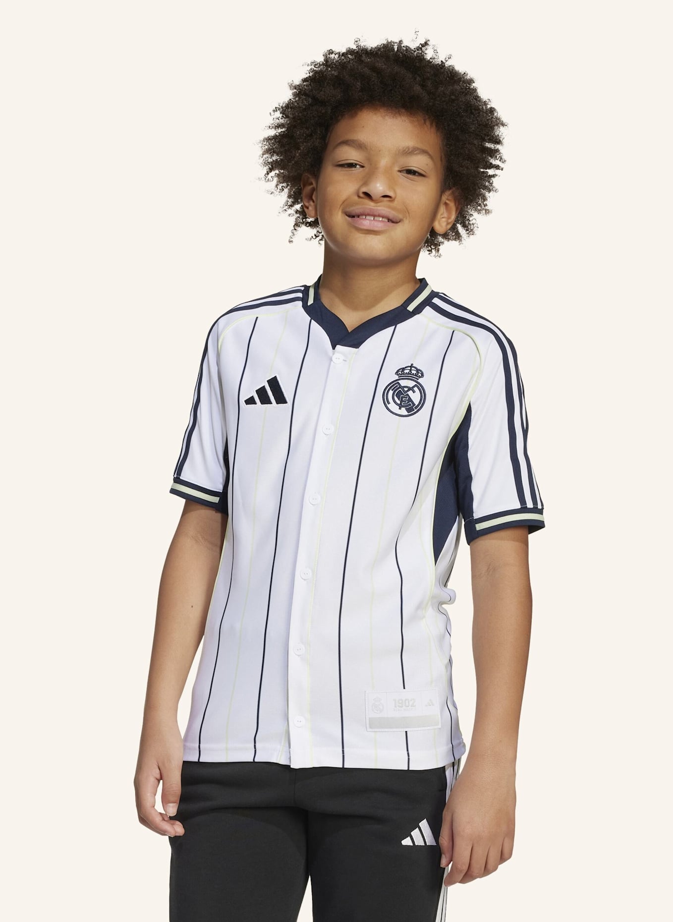 adidas Originals REAL MADRID US PACK T-SHIRT: WEISS/ BLAU