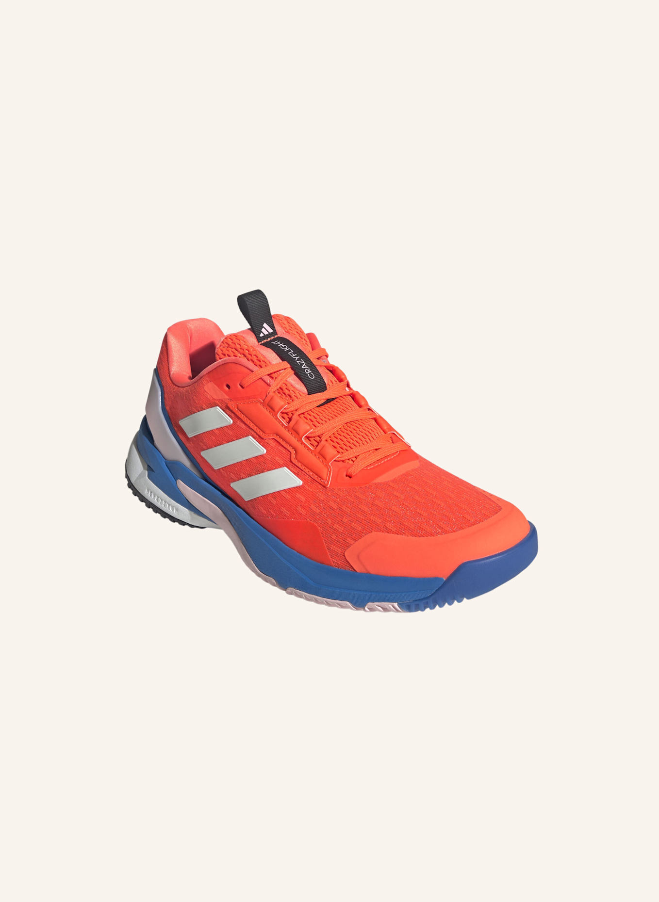 adidas Indoorschuhe CRAZYFLIGHT 6: BLAU/ WEISS/ ORANGE