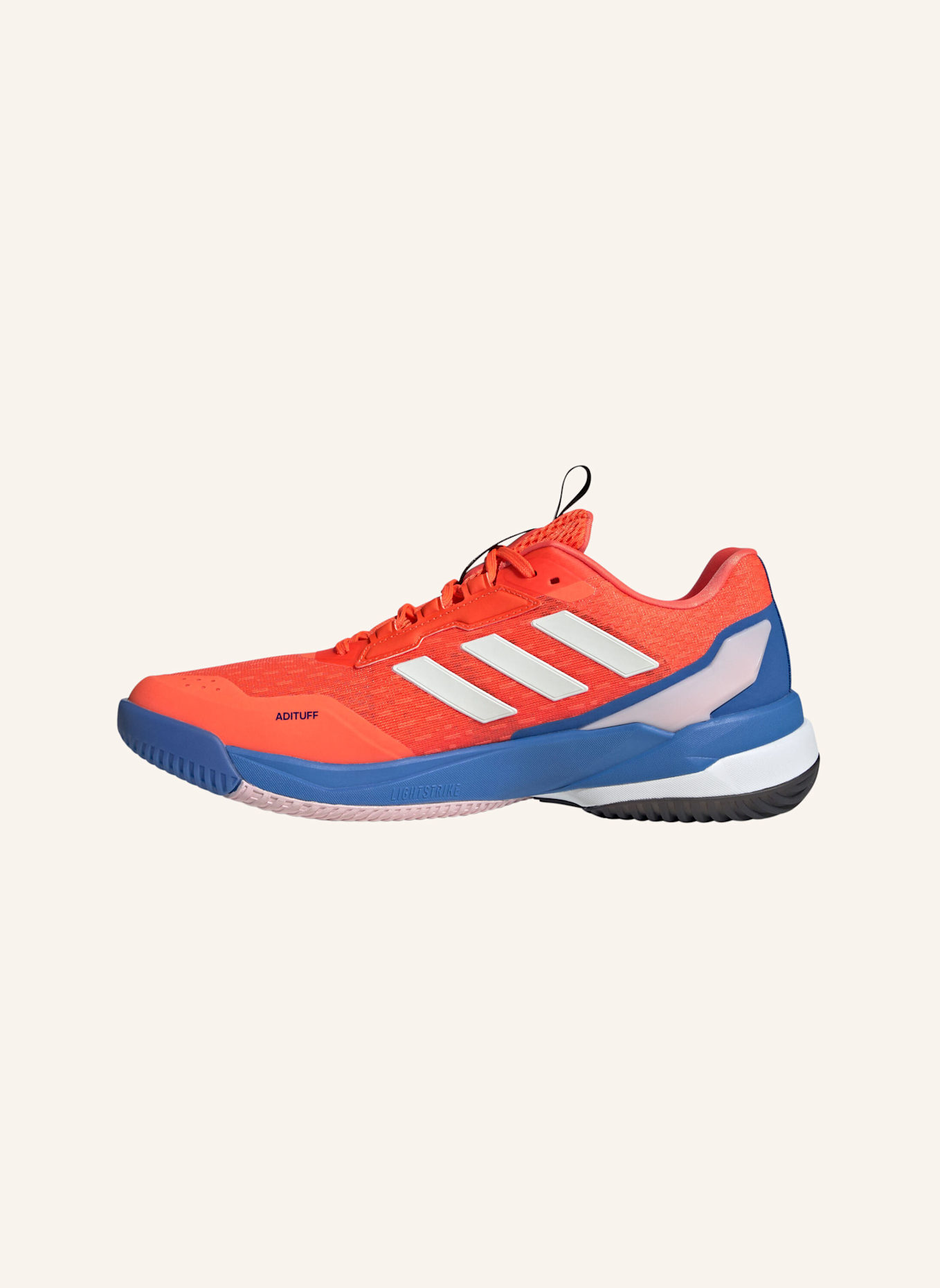 adidas Indoorschuhe CRAZYFLIGHT 6: BLAU/ WEISS/ ORANGE
