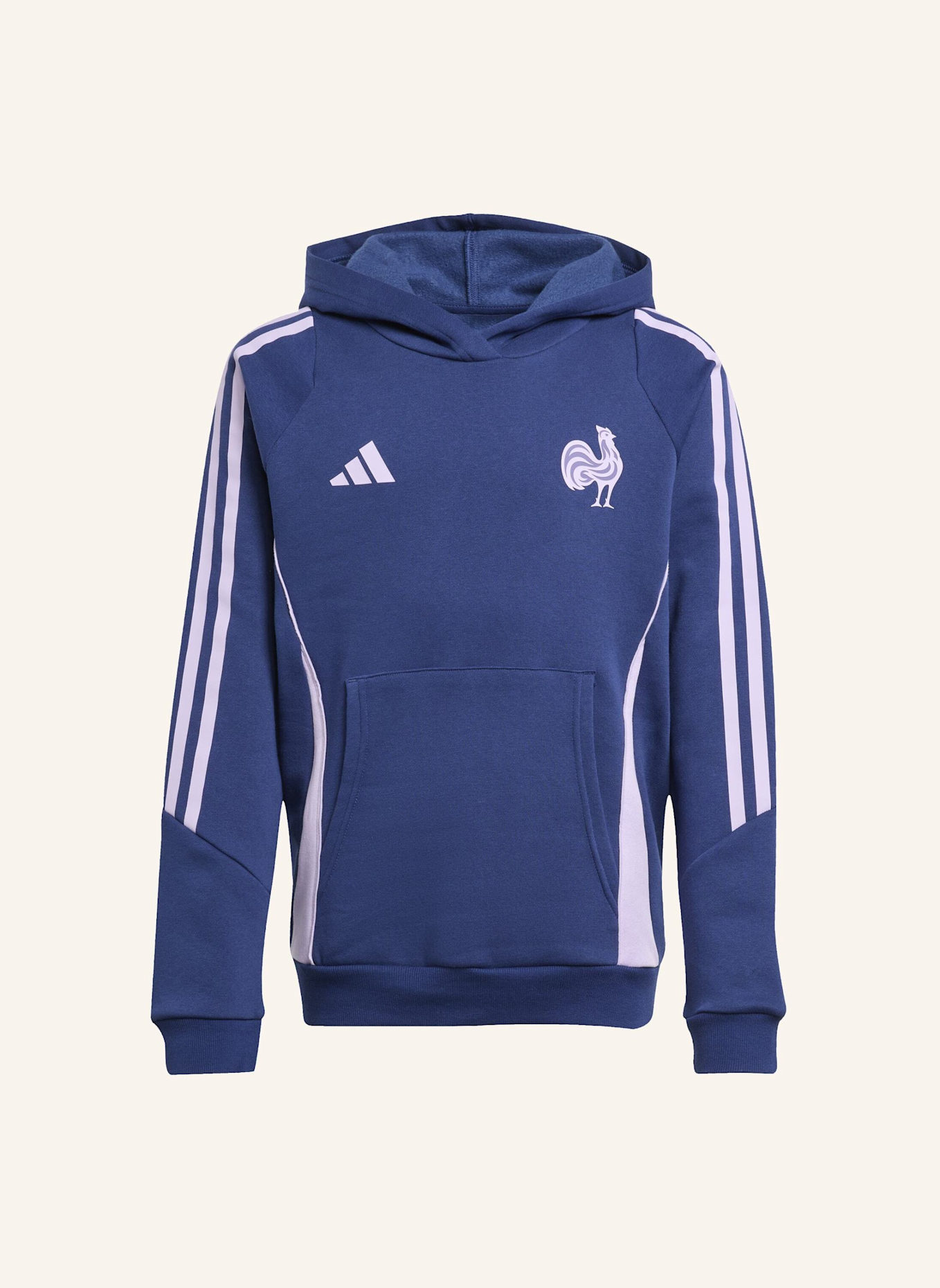 adidas FRANKREICH KAPUZENJACKE KINDER: BLAU