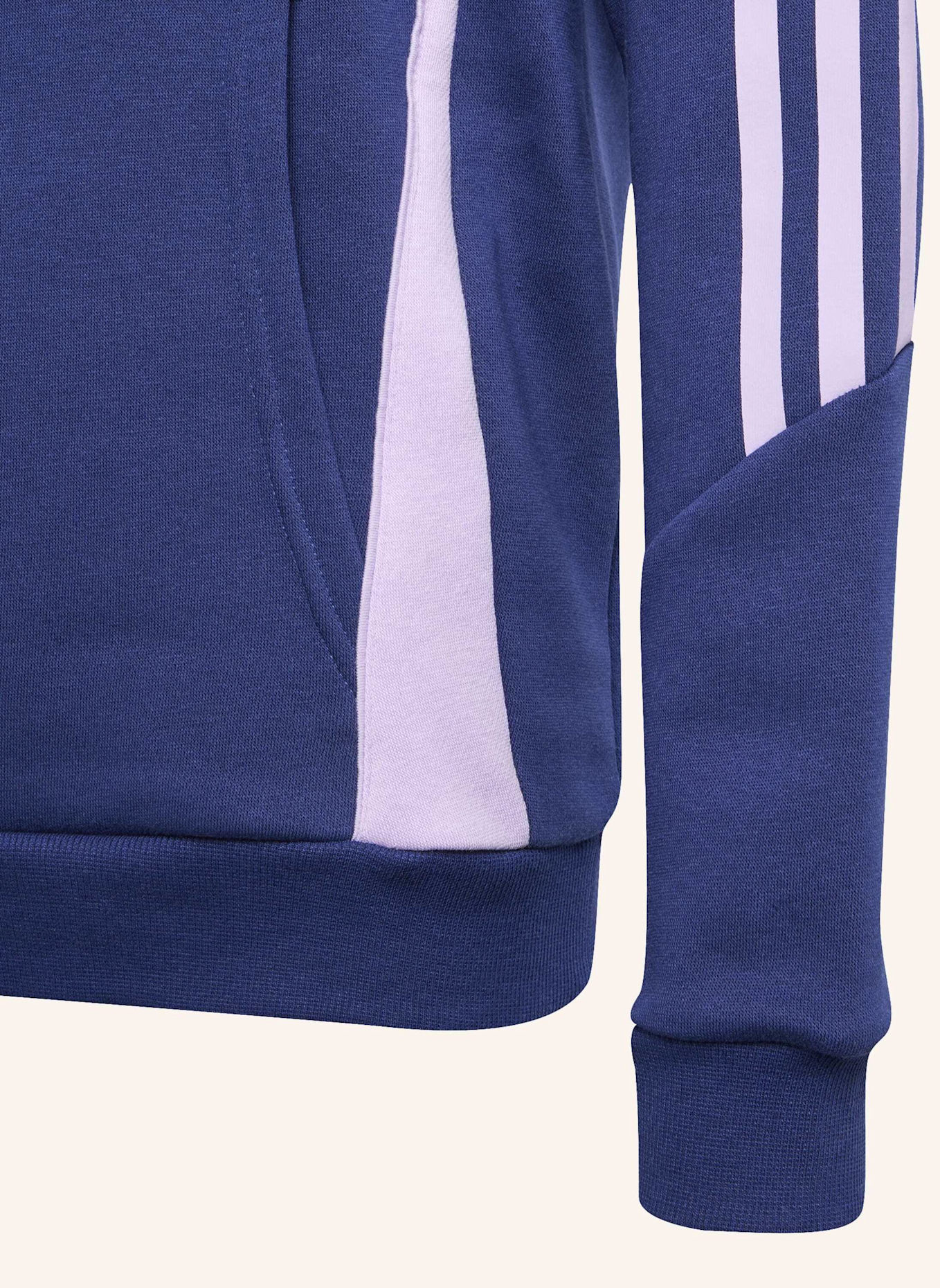 adidas FRANKREICH KAPUZENJACKE KINDER: BLAU