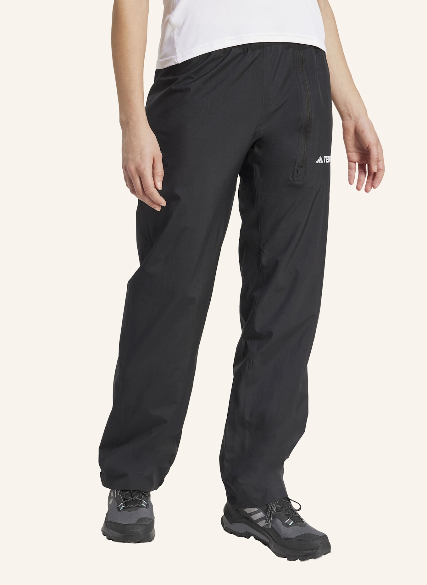 adidas TERREX TERREX MULTI CLIMAPROOF TWO-LAYER REGENHOSE: SCHWARZ