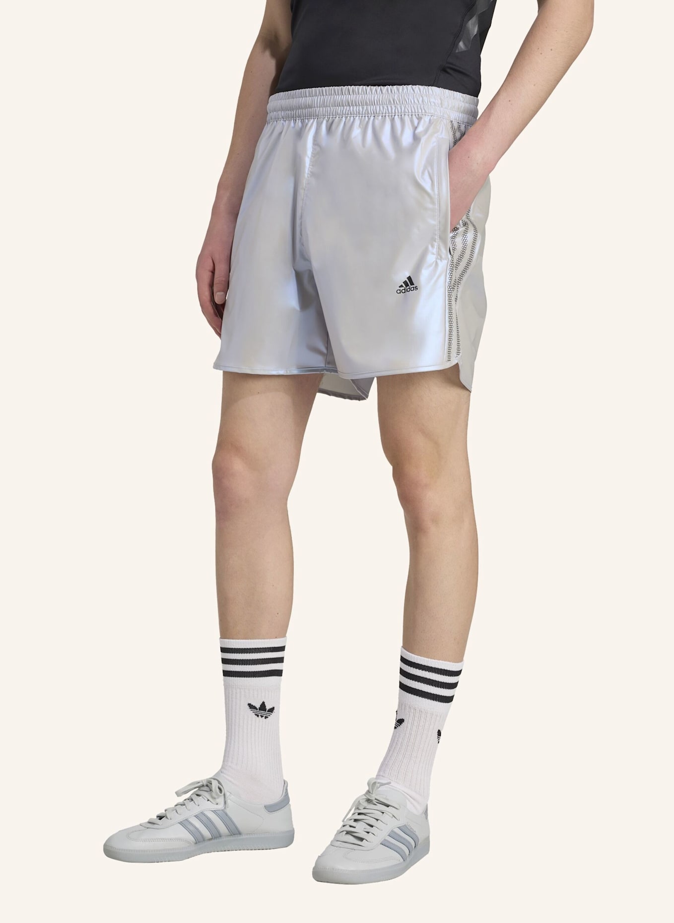 adidas Originals CUTLINE SHORTS: GRAU