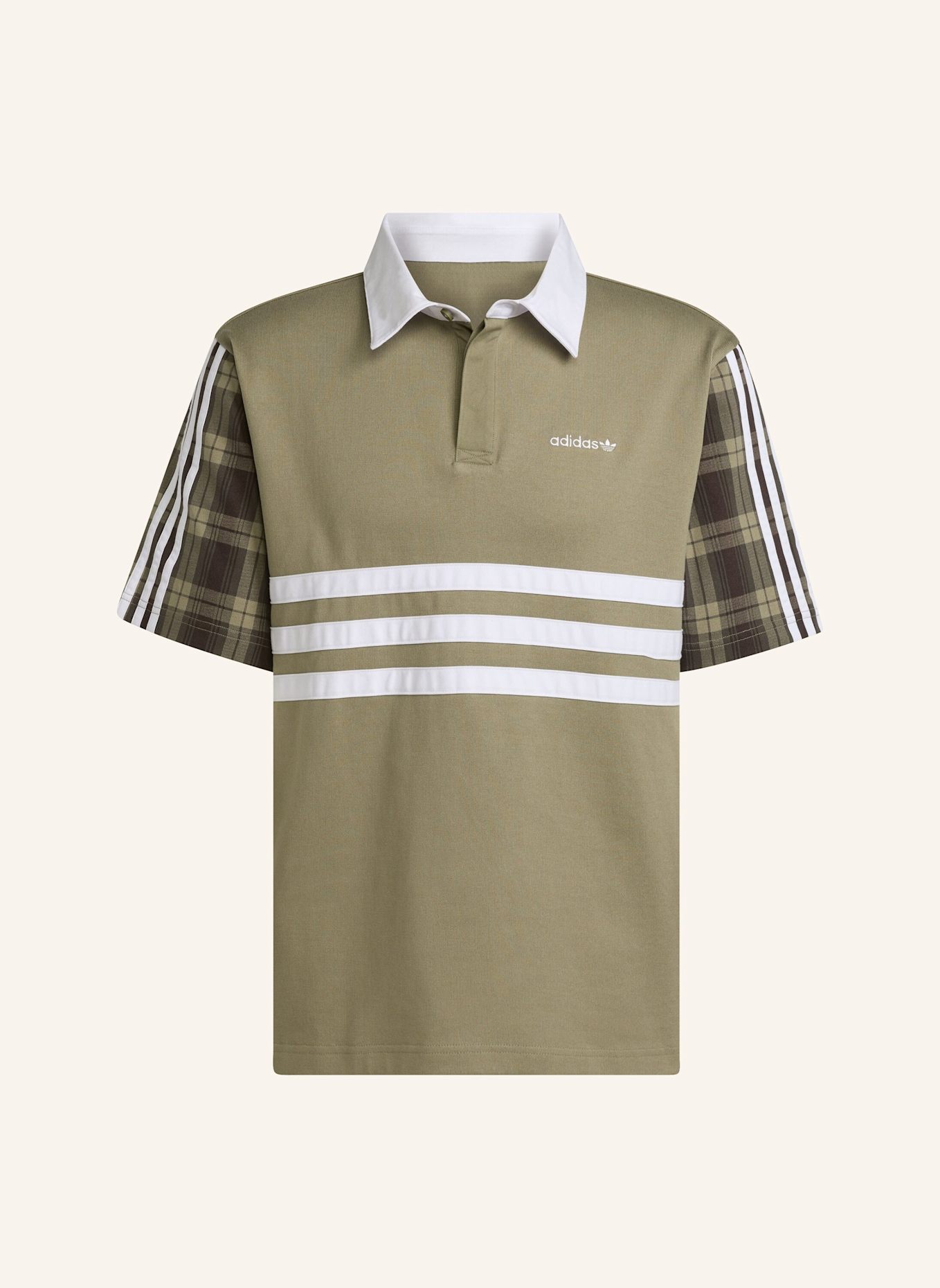 adidas Originals TARTAN REGULAR RUGBY POLOSHIRT: GRÜN