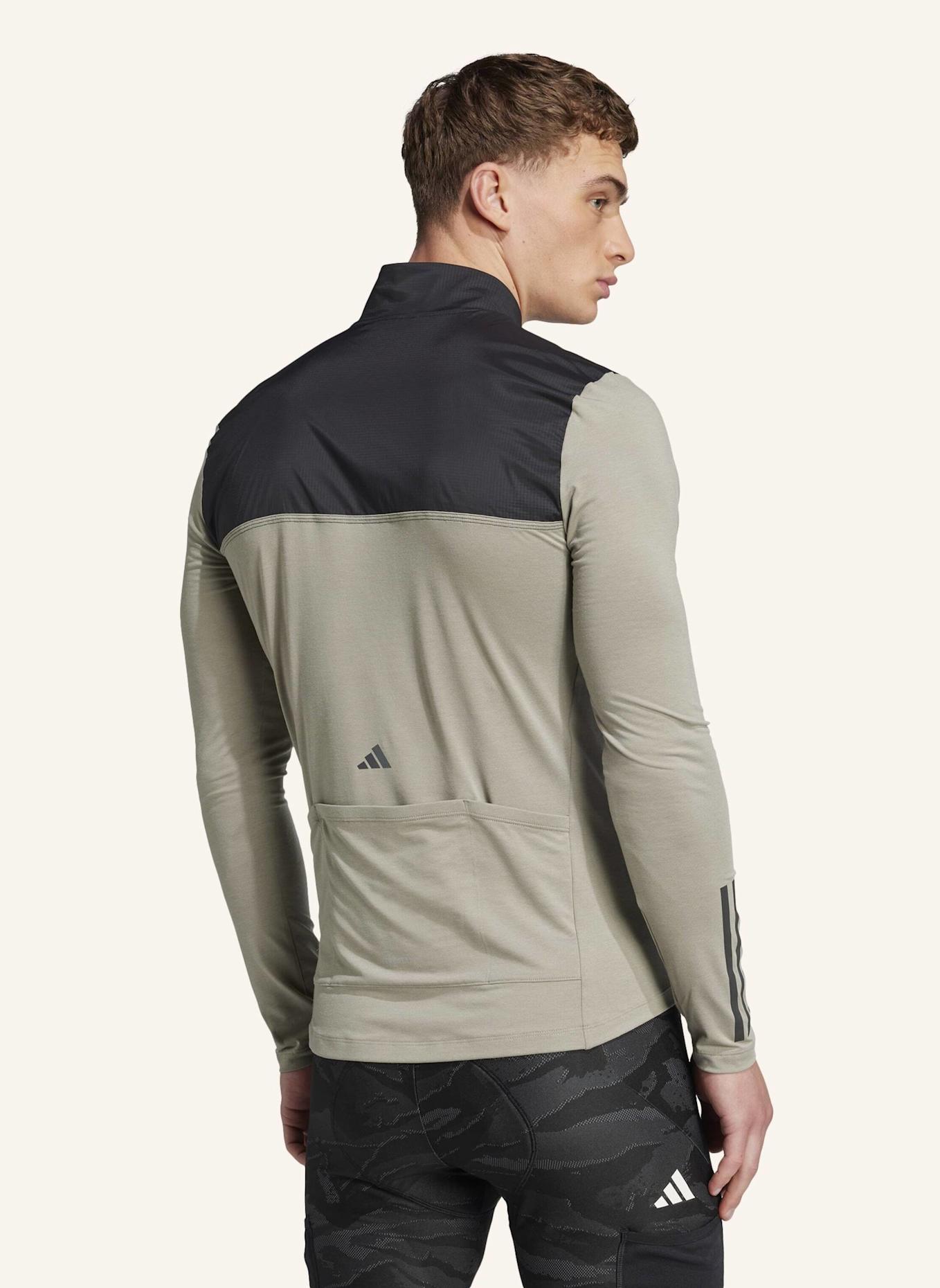 adidas THE GRAVEL LONG SLEEVE RADTRIKOT: SILBER