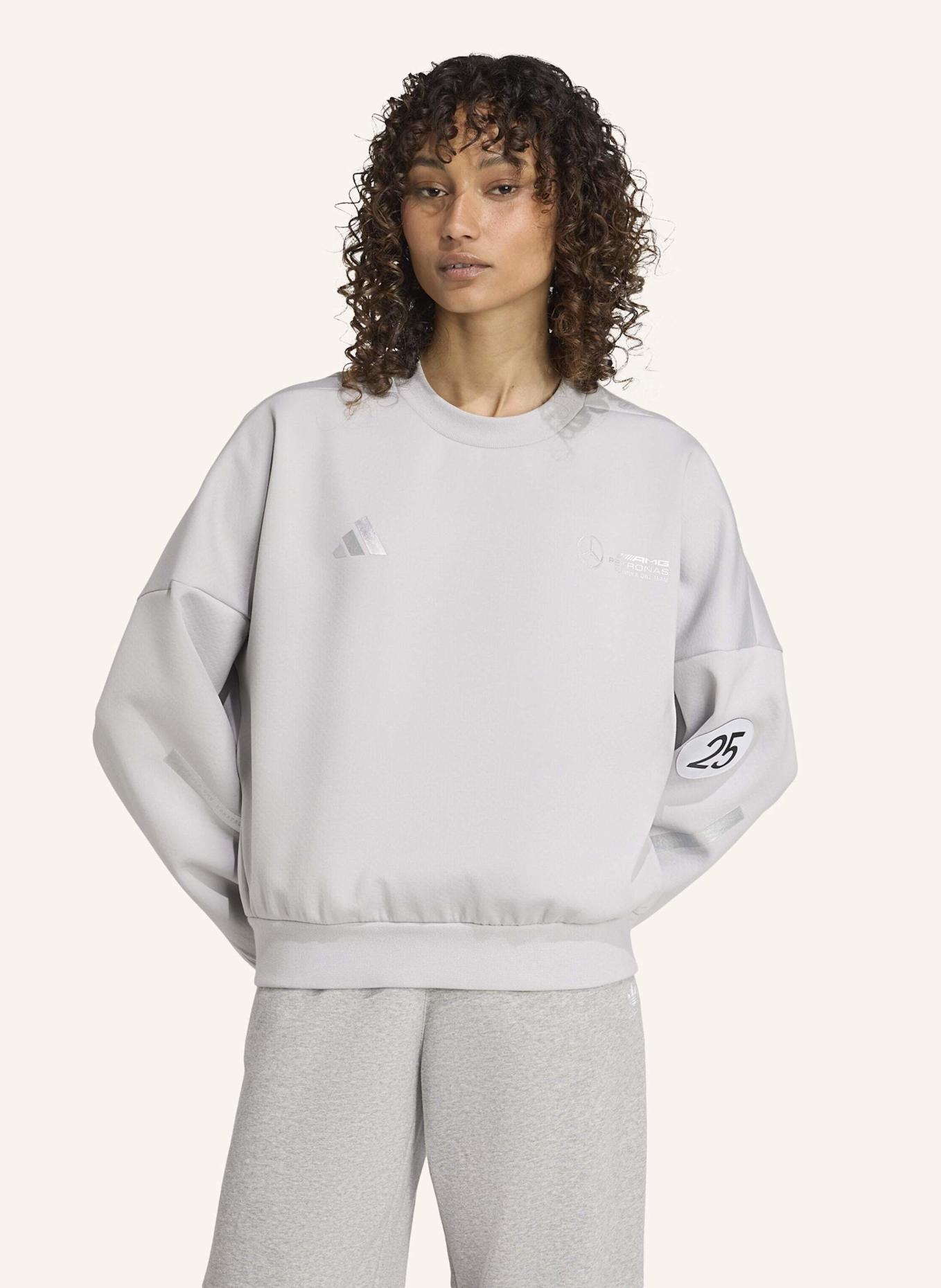 adidas MERCEDES AMG PETRONAS F1 TEAM SILBERPFEILE SWEATSHIRT: GRAU