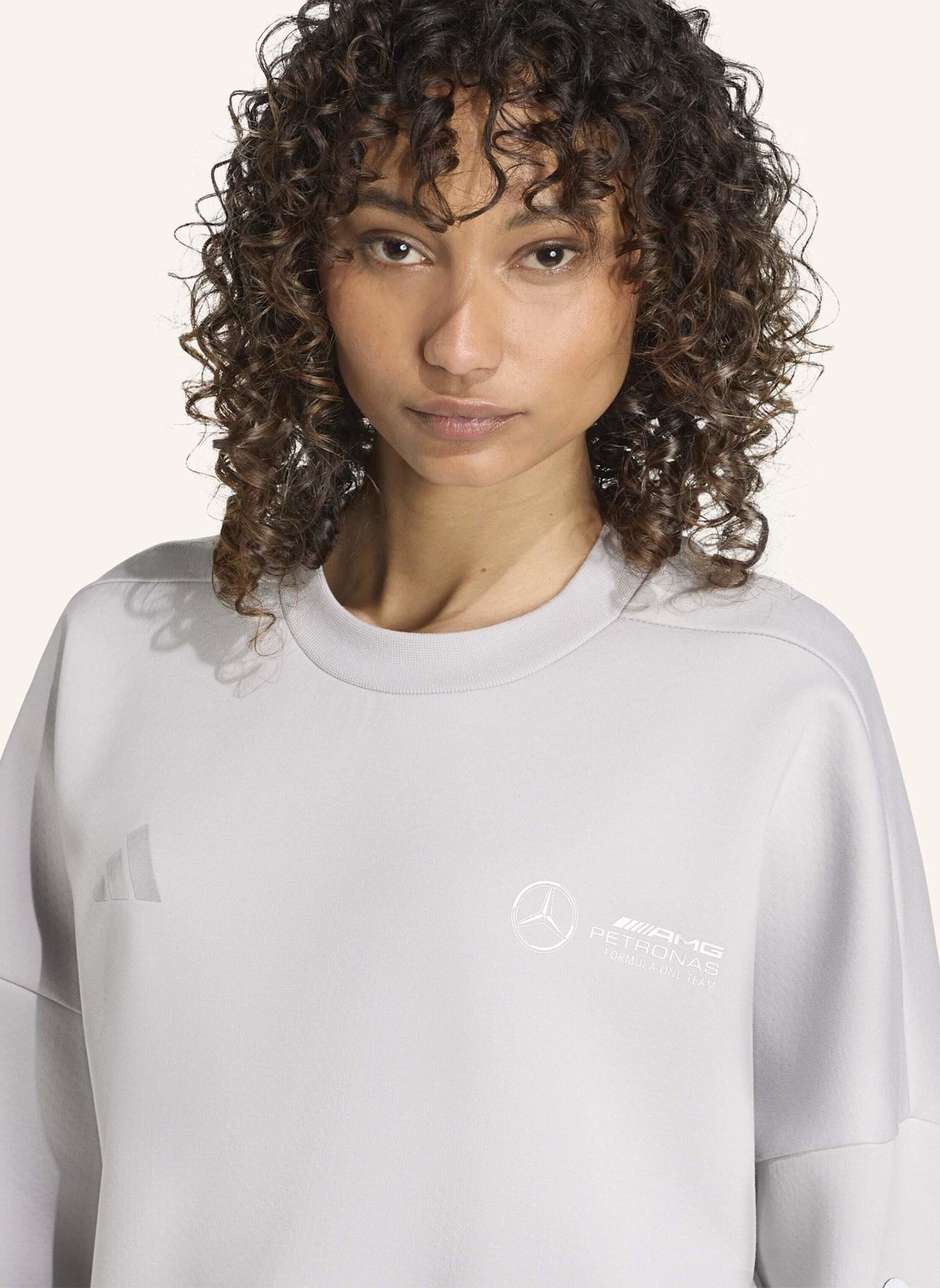 adidas MERCEDES AMG PETRONAS F1 TEAM SILBERPFEILE SWEATSHIRT: GRAU