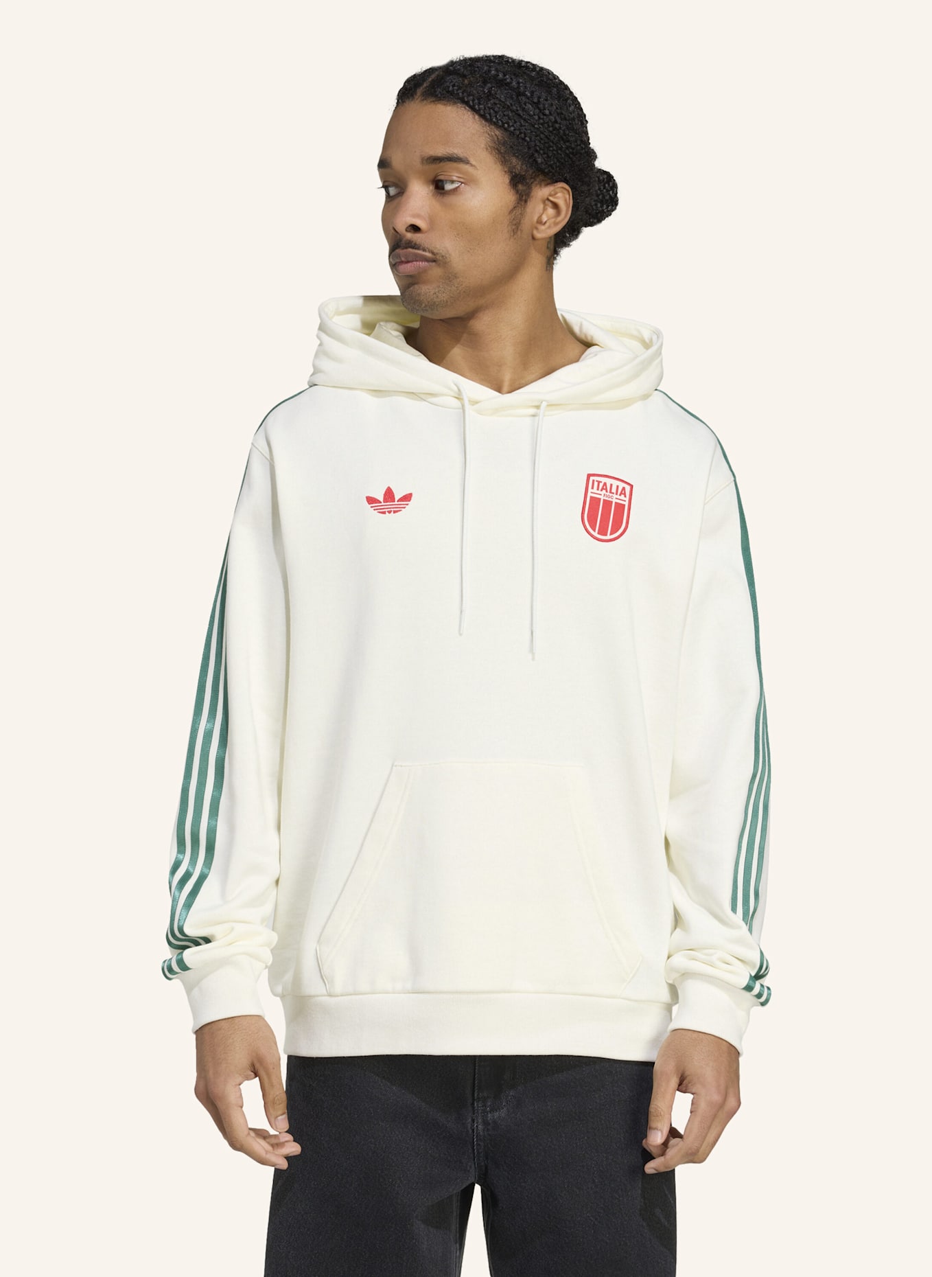 adidas Originals ITALIEN HOODIE – GENDERNEUTRAL: WEISS