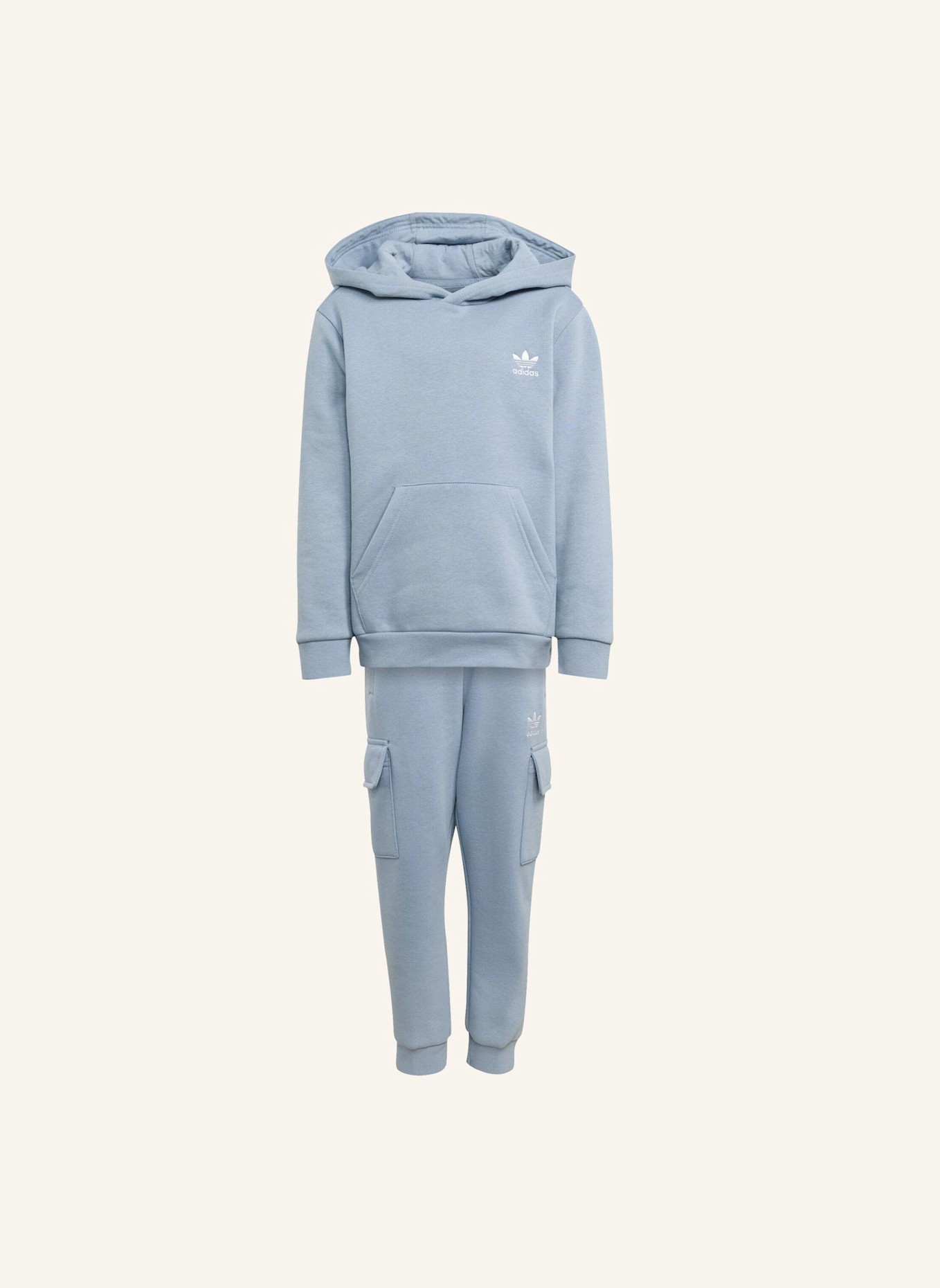 adidas Originals KIDS CARGO HOODIE-SET: BLAU