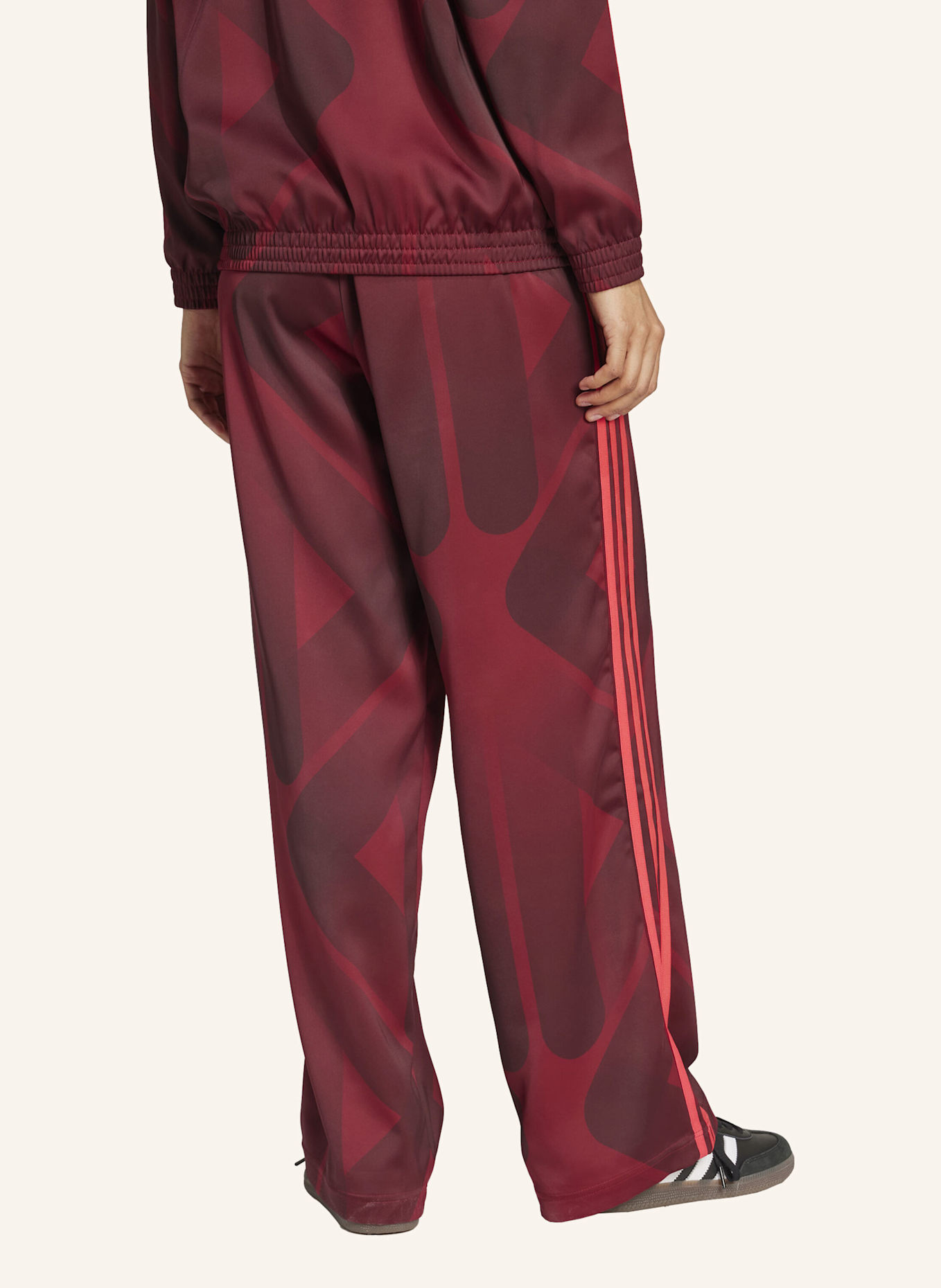 adidas Originals DFB TRAININGSHOSE: ROT/ BRAUN