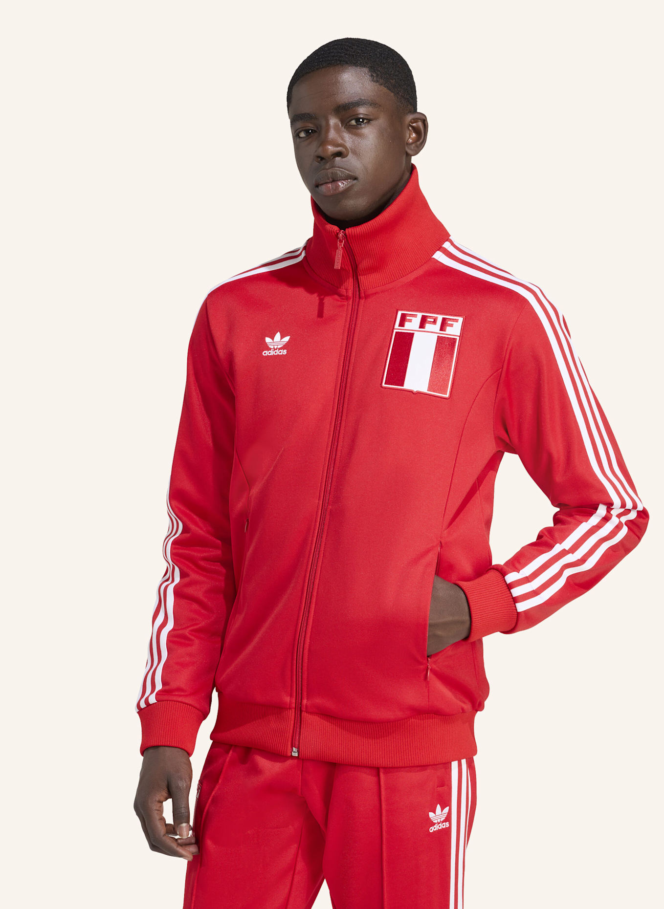 adidas Originals PERU TRAININGSJACKE: ROT