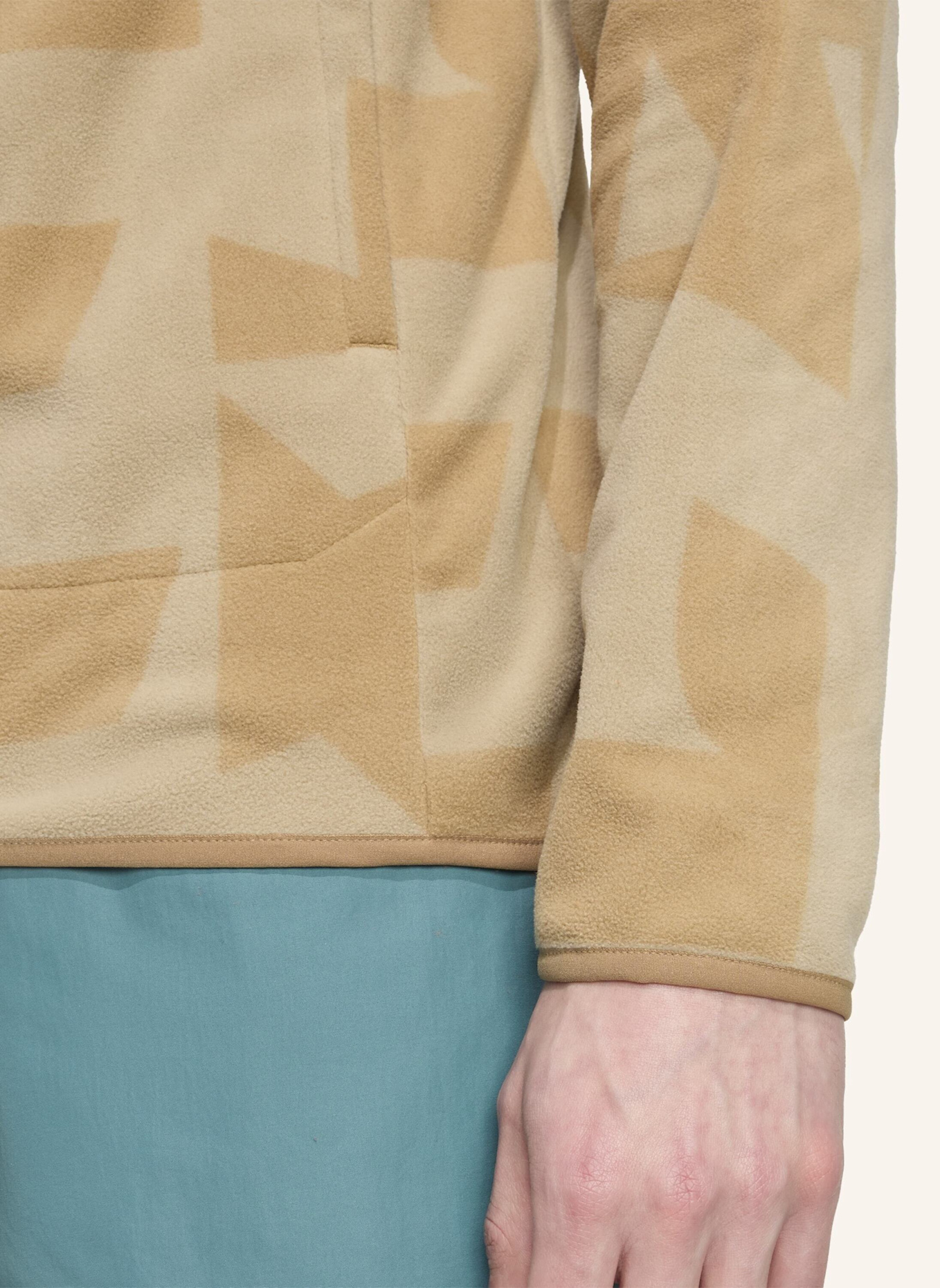 adidas TERREX Fleecejacke TERREX MULTI PRINTED FULL ZIP: BRAUN/ BEIGE