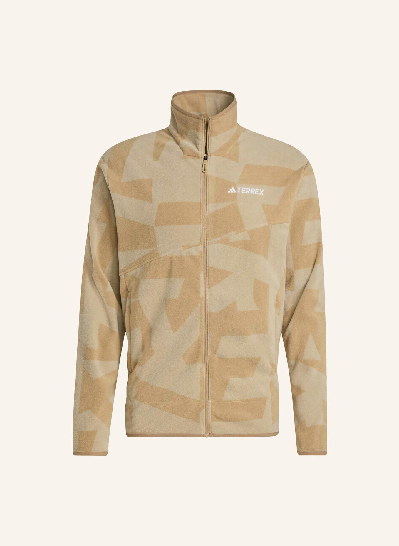 adidas TERREX Fleecejacke TERREX MULTI PRINTED FULL ZIP: BRAUN/ BEIGE