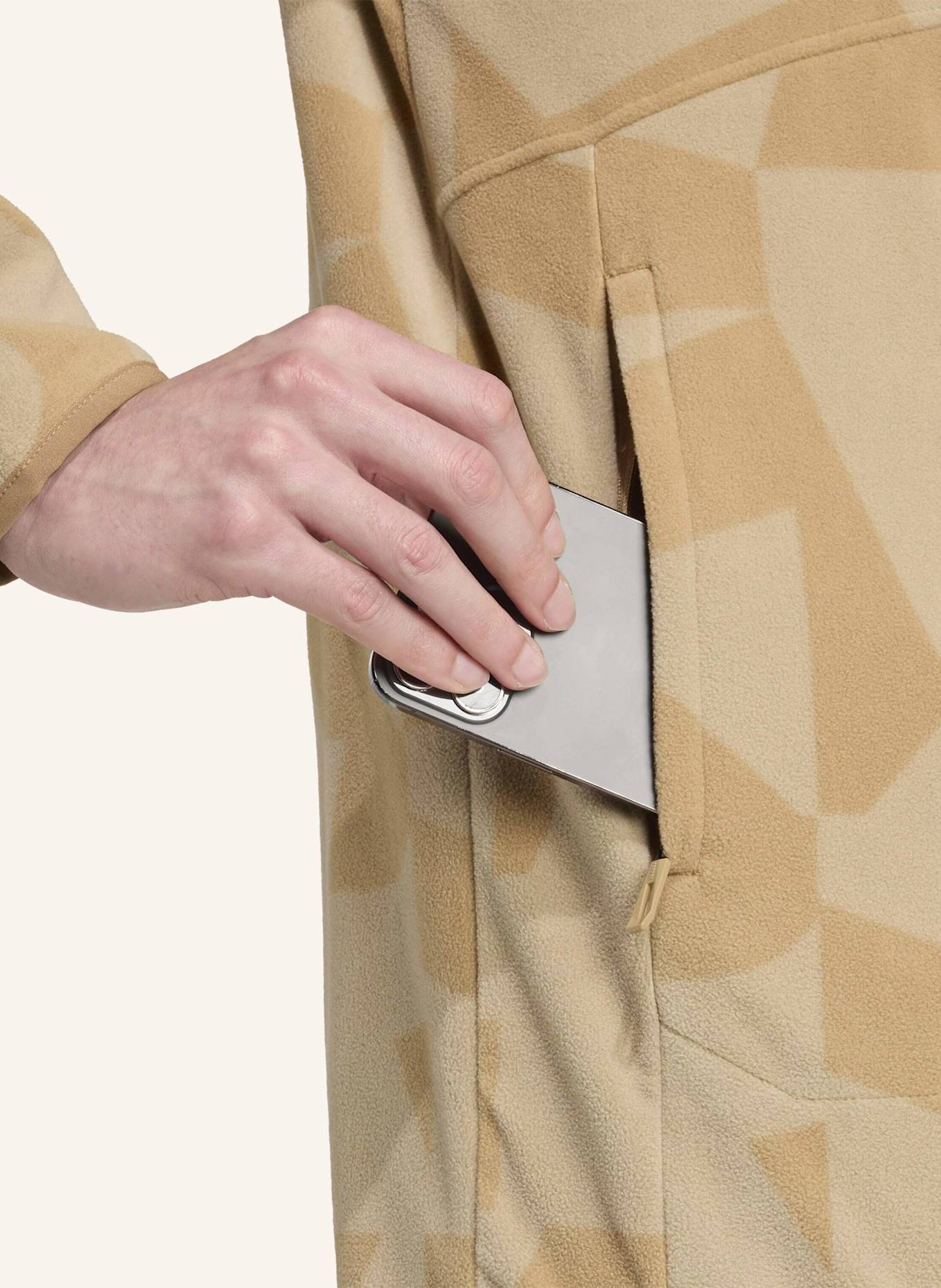 adidas TERREX Fleecejacke TERREX MULTI PRINTED FULL ZIP: BRAUN/ BEIGE