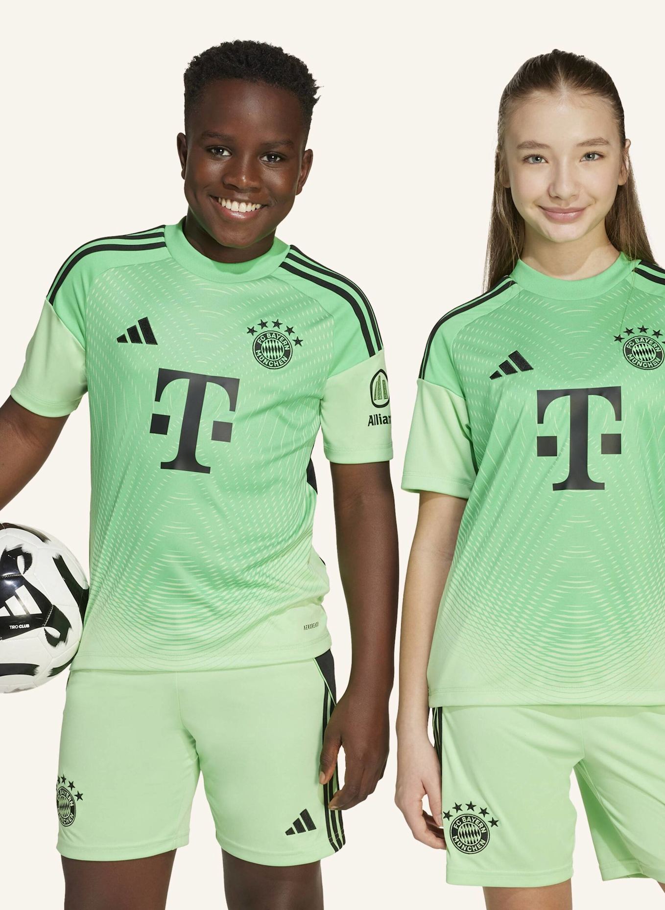 adidas FC BAYERN MÜNCHEN 25/26 KIDS TORWARTTRIKOT: GRÜN