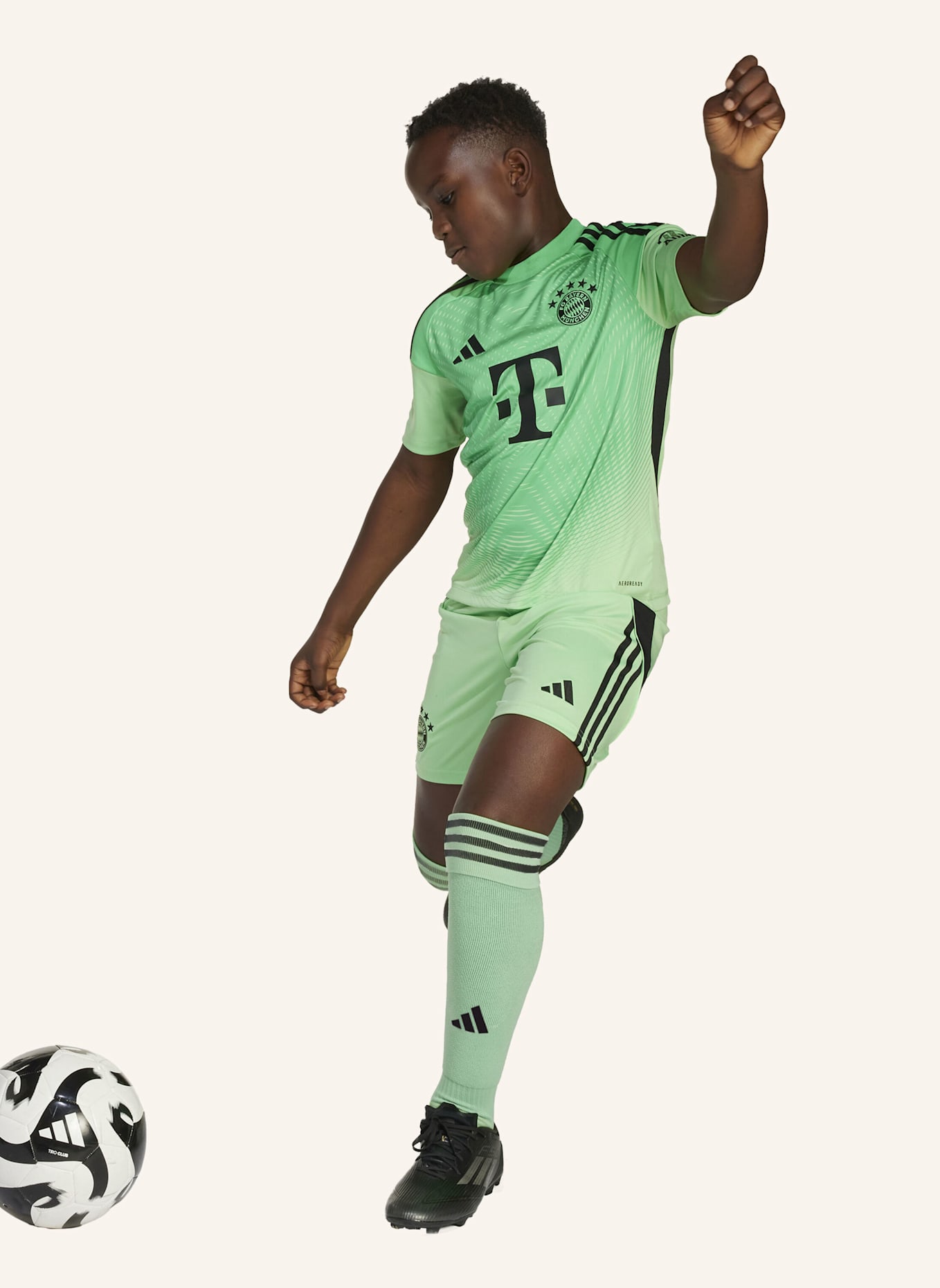 adidas FC BAYERN MÜNCHEN 25/26 KIDS TORWARTTRIKOT: GRÜN