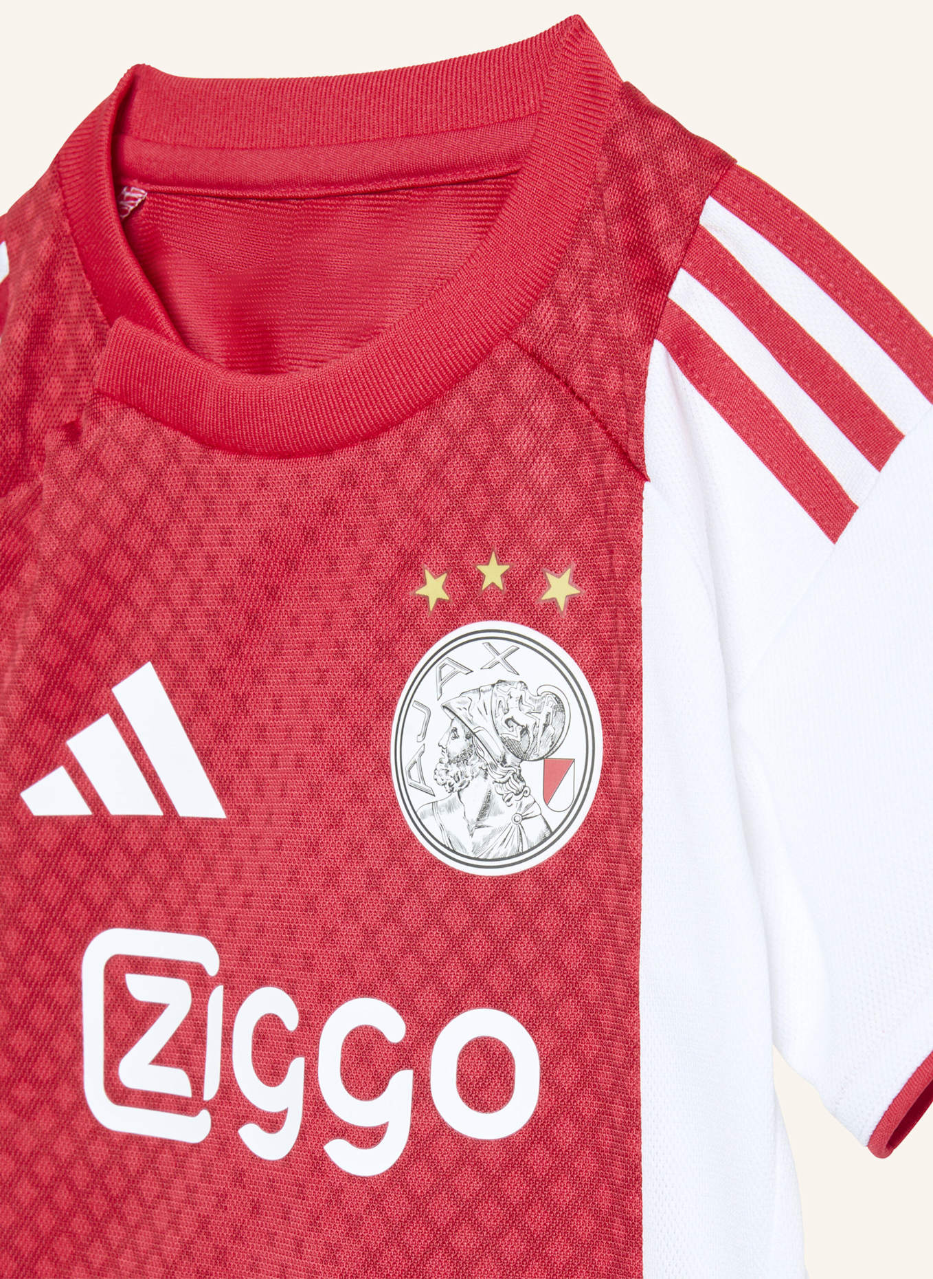 adidas AJAX 25/26 KIDS MINI-HEIMAUSRÜSTUNG: WEISS