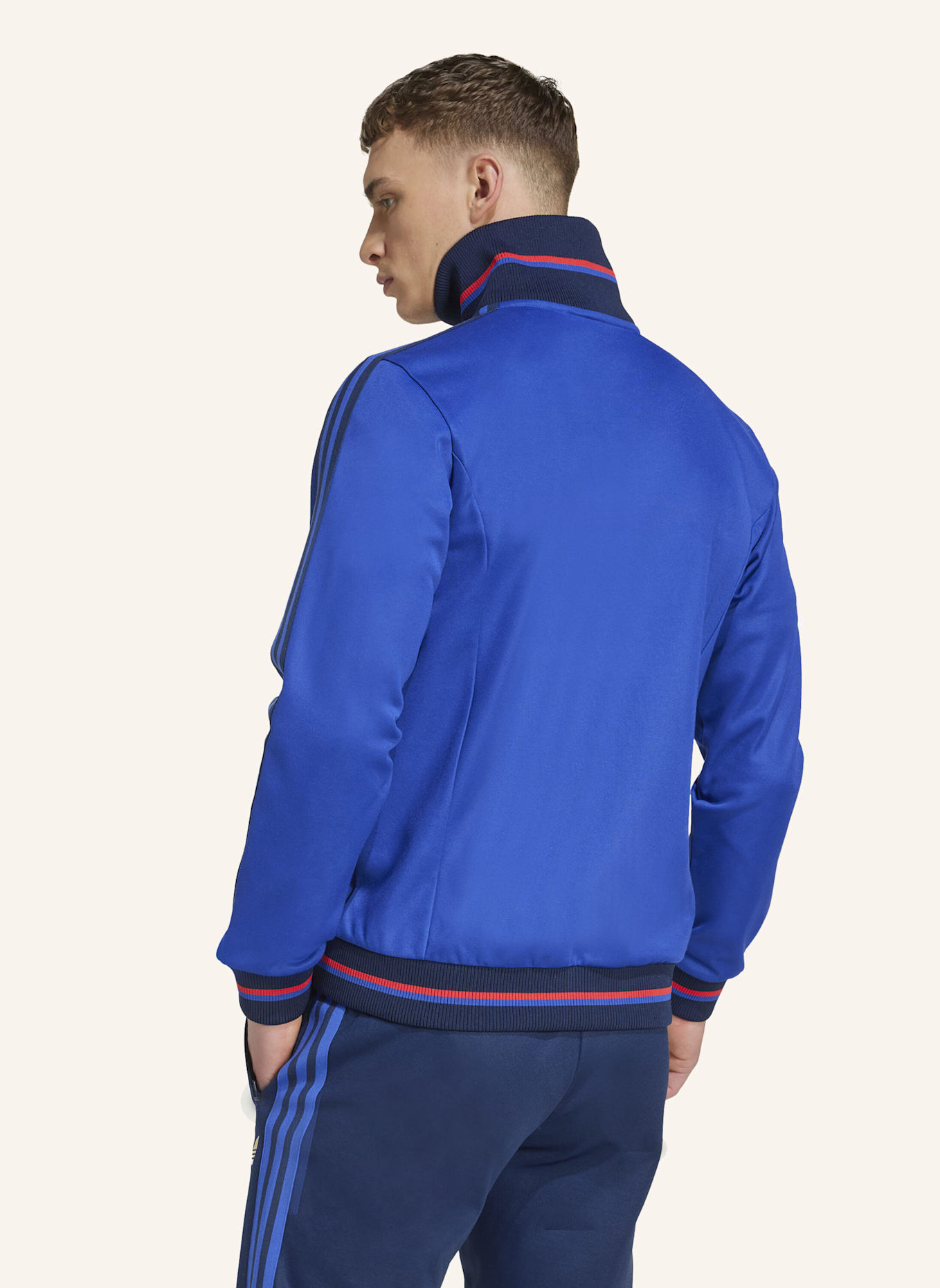 adidas Originals OLYMPIQUE LYON ANNIVERSARY ORIGINALS JACKE: BLAU