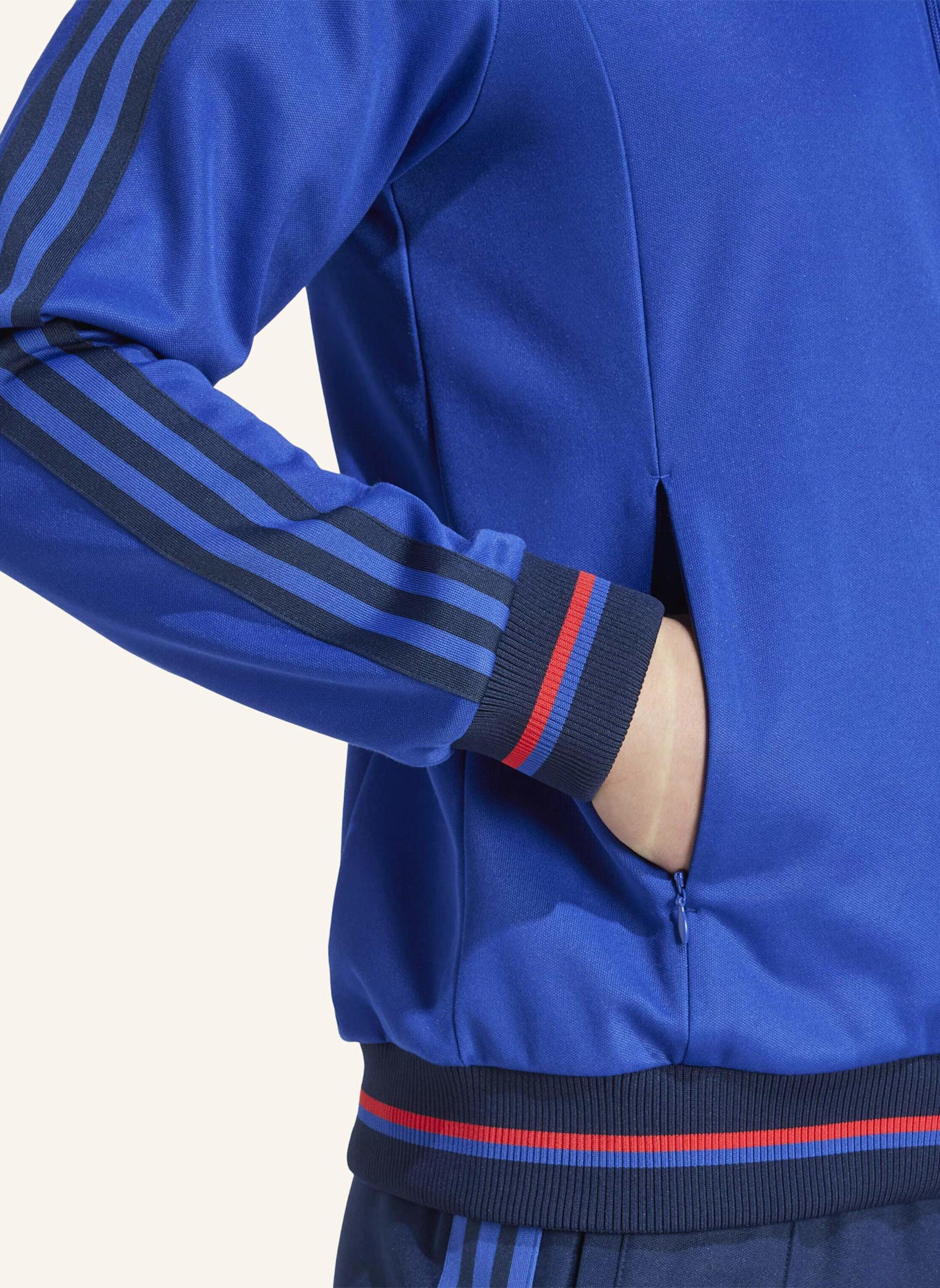 adidas Originals OLYMPIQUE LYON ANNIVERSARY ORIGINALS JACKE: BLAU