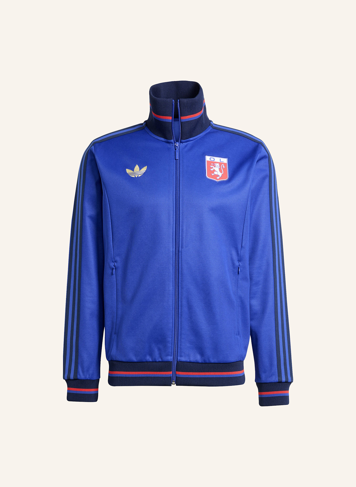 adidas Originals OLYMPIQUE LYON ANNIVERSARY ORIGINALS JACKE: BLAU