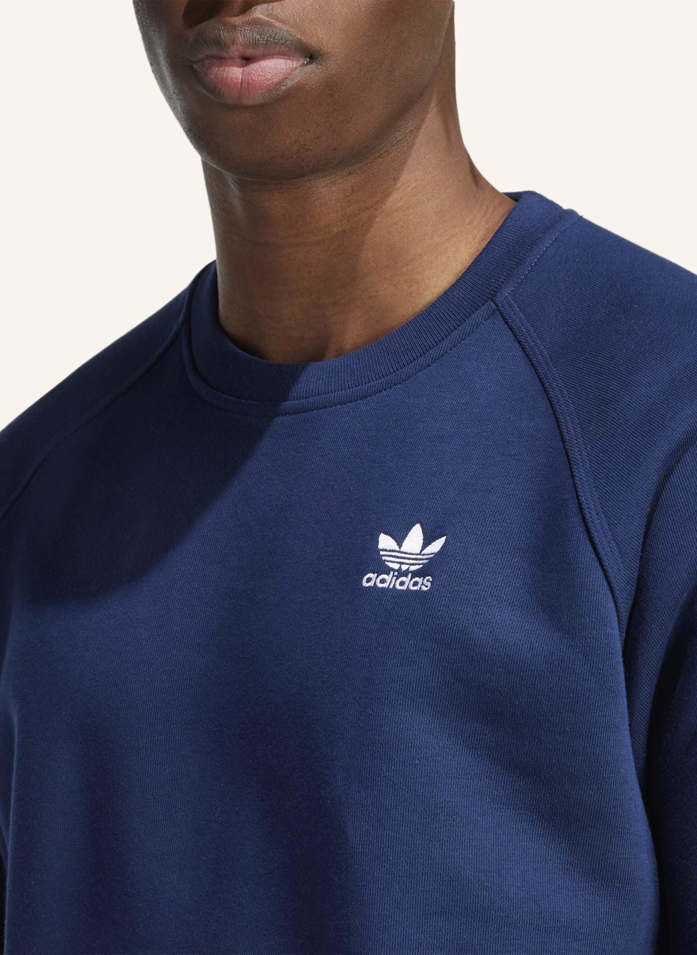 adidas Originals TREFOIL ESSENTIALS SWEATSHIRT: BLAU