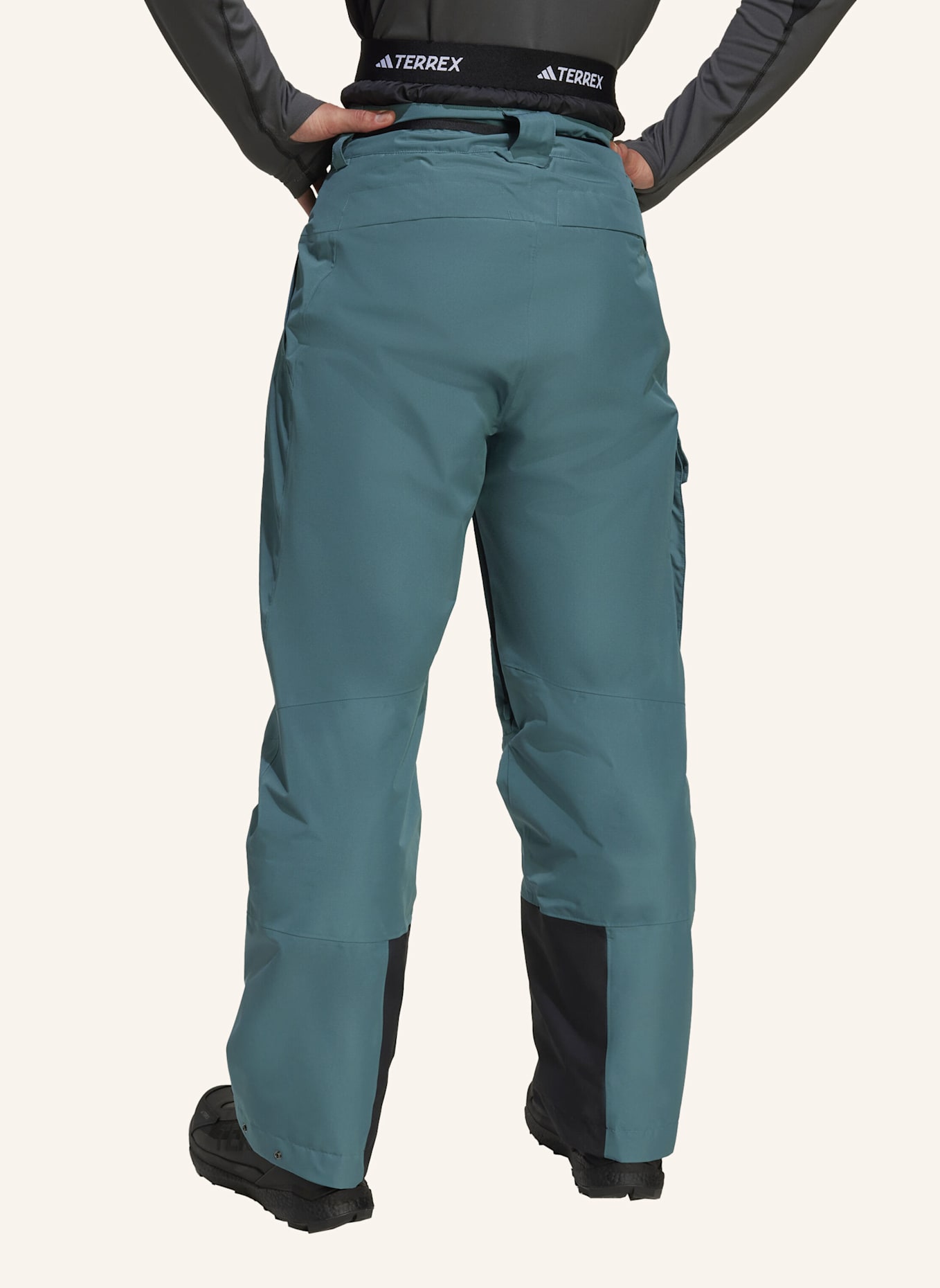 adidas TERREX TERREX XPLORIC 2 LAYER ISOLIERTE CLIMAPROOF HOSE: TÜRKIS