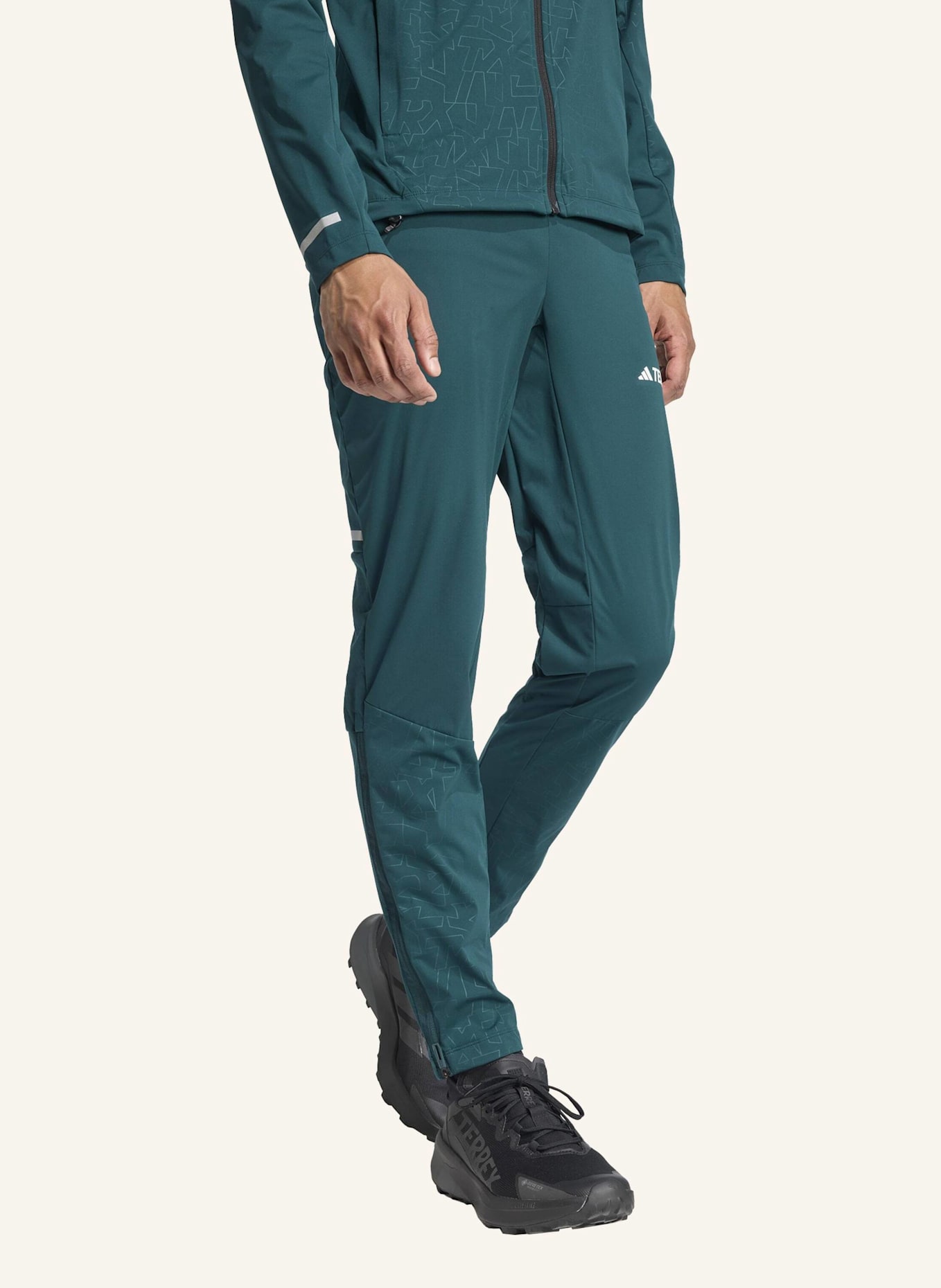adidas TERREX TERREX XPERIOR CROSS-COUNTRY SKI SOFTSHELL-HOSE: GRÜN