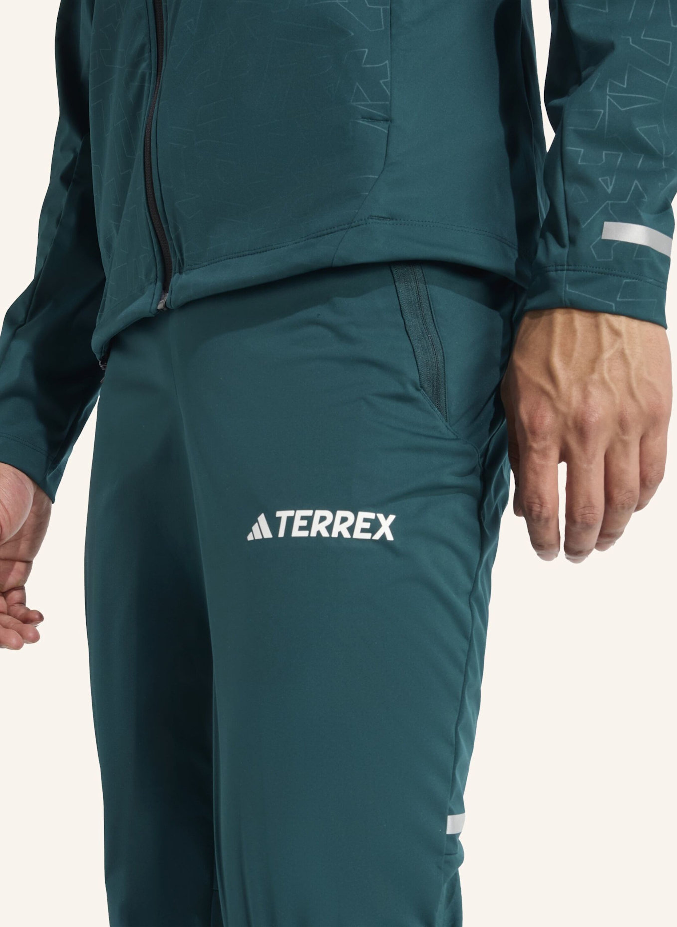 adidas TERREX TERREX XPERIOR CROSS-COUNTRY SKI SOFTSHELL-HOSE: GRÜN