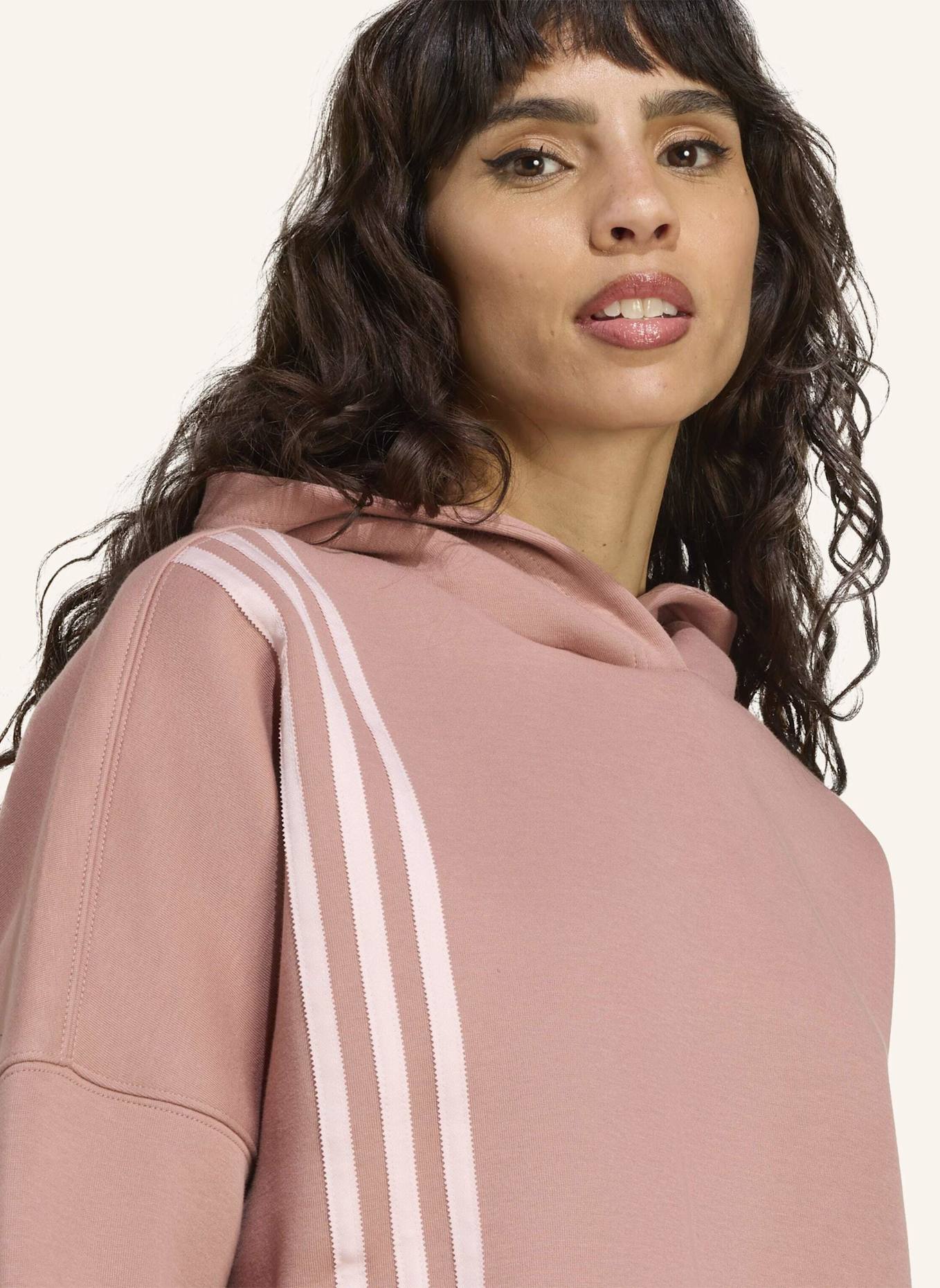 adidas Originals OFF PLACED 3-STREIFEN HOODIE: CAMEL
