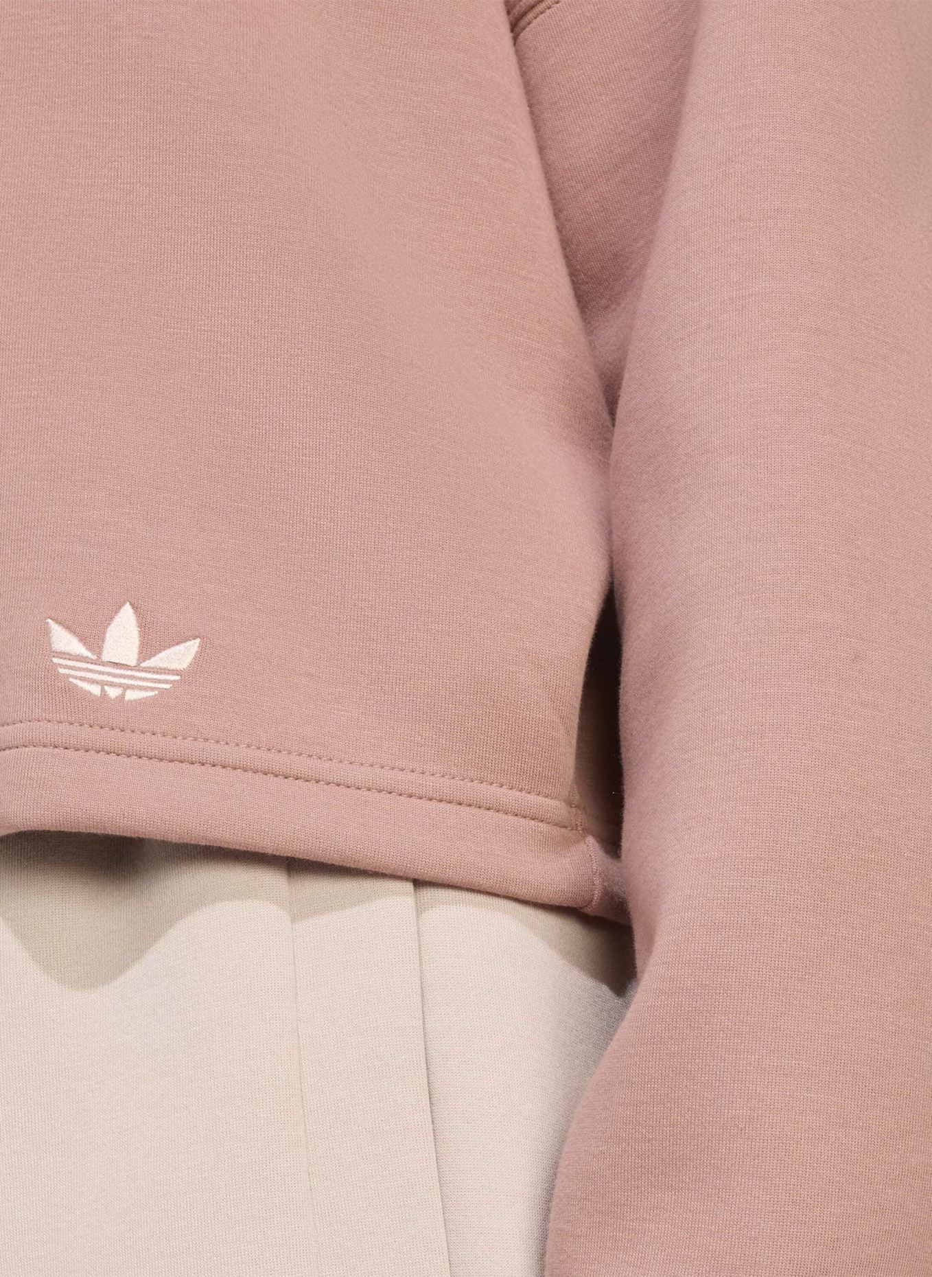 adidas Originals OFF PLACED 3-STREIFEN HOODIE: CAMEL