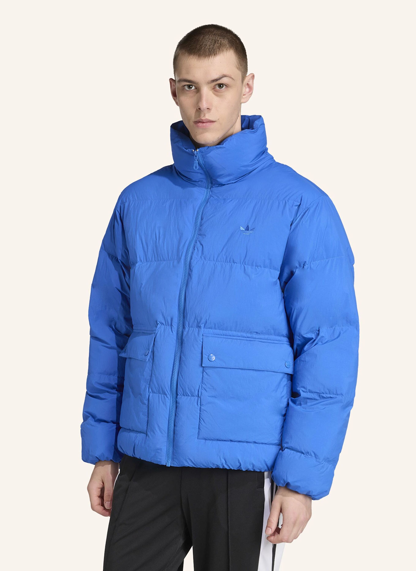 adidas Originals ADIDAS ORIGINALS KUNSTDAUNEN PUFFER JACKE: BLAU