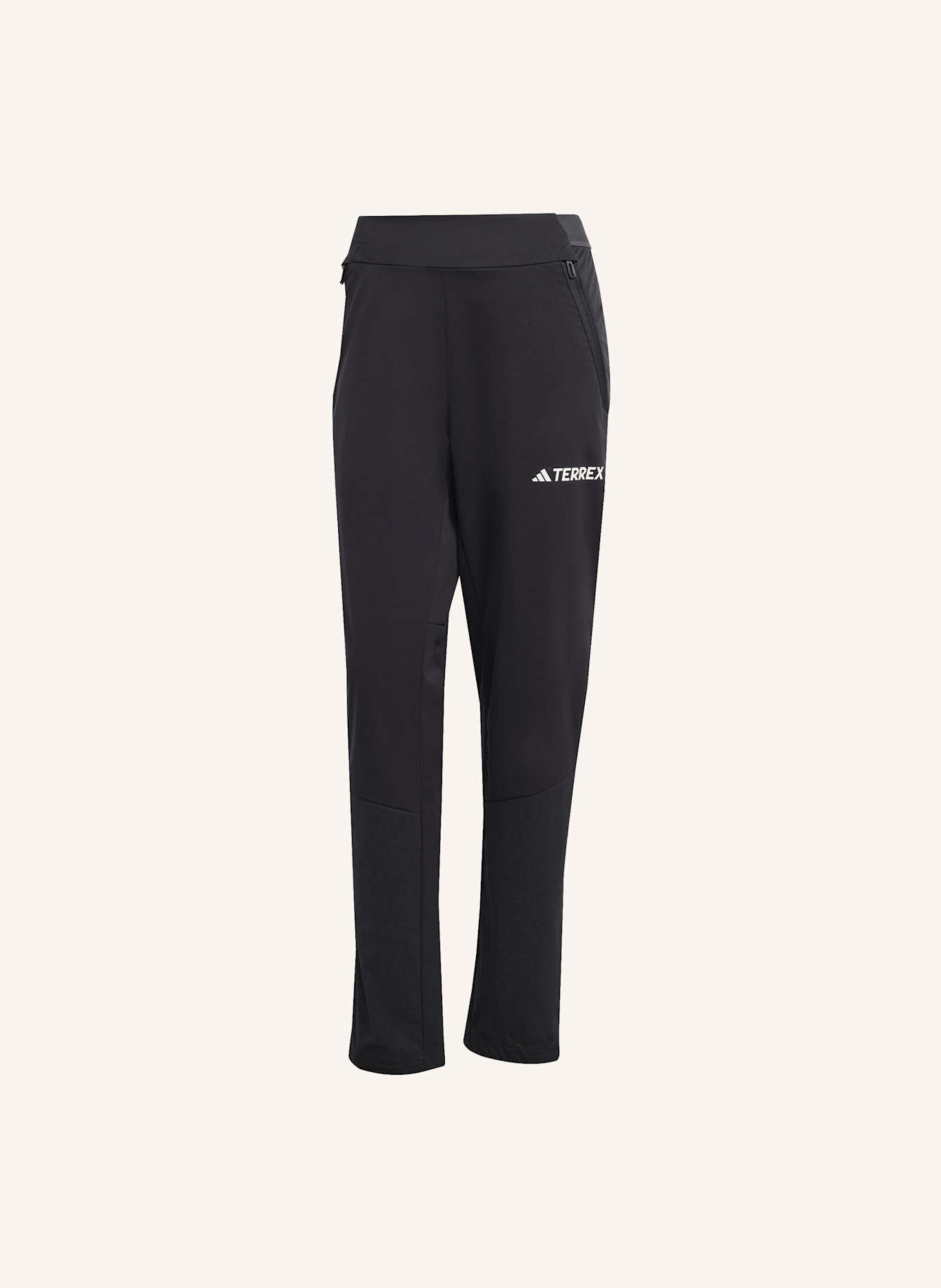 adidas TERREX TERREX XPERIOR CROSS-COUNTRY SKI SOFTSHELL-HOSE: SCHWARZ