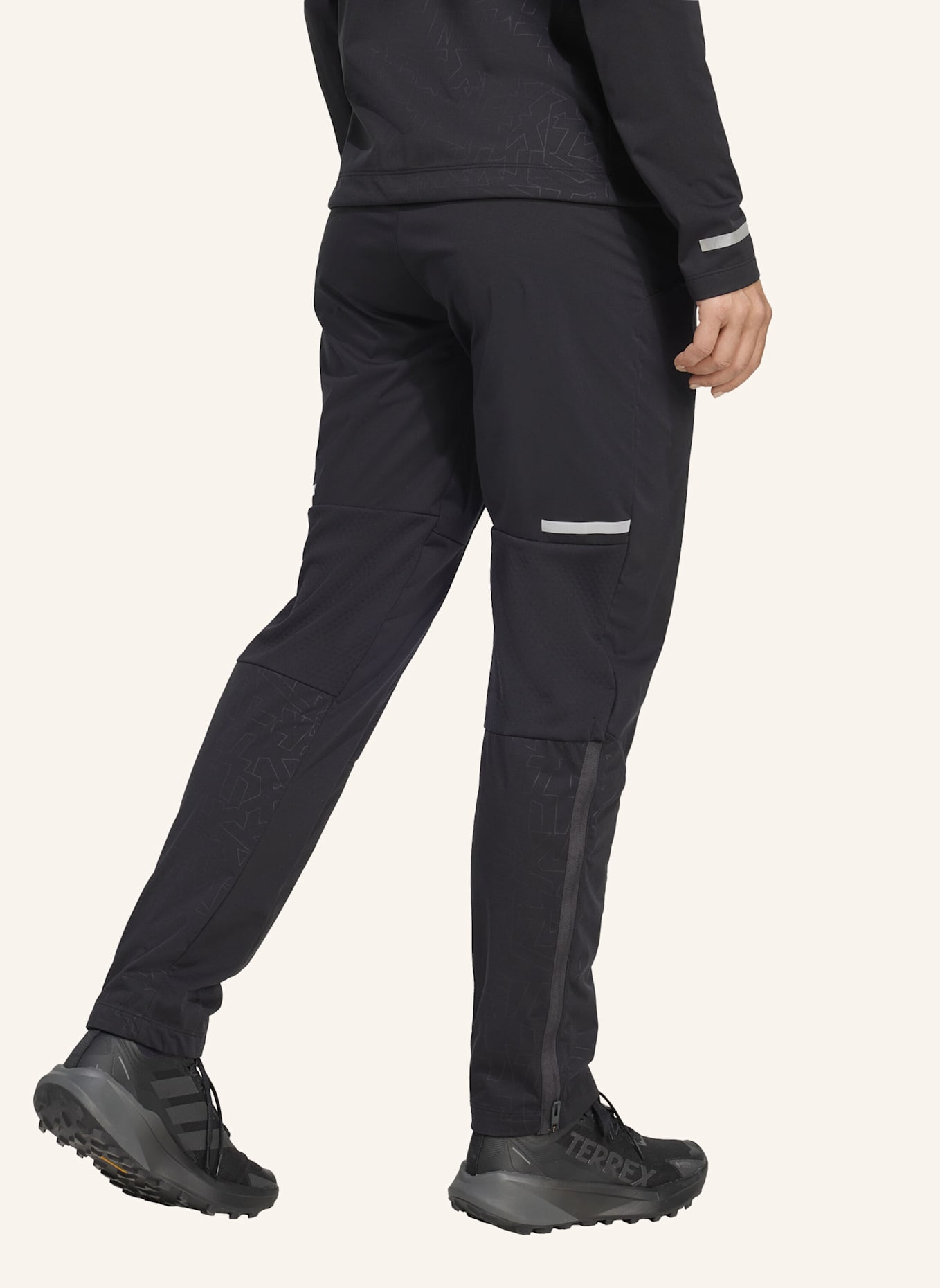 adidas TERREX TERREX XPERIOR CROSS-COUNTRY SKI SOFTSHELL-HOSE: SCHWARZ