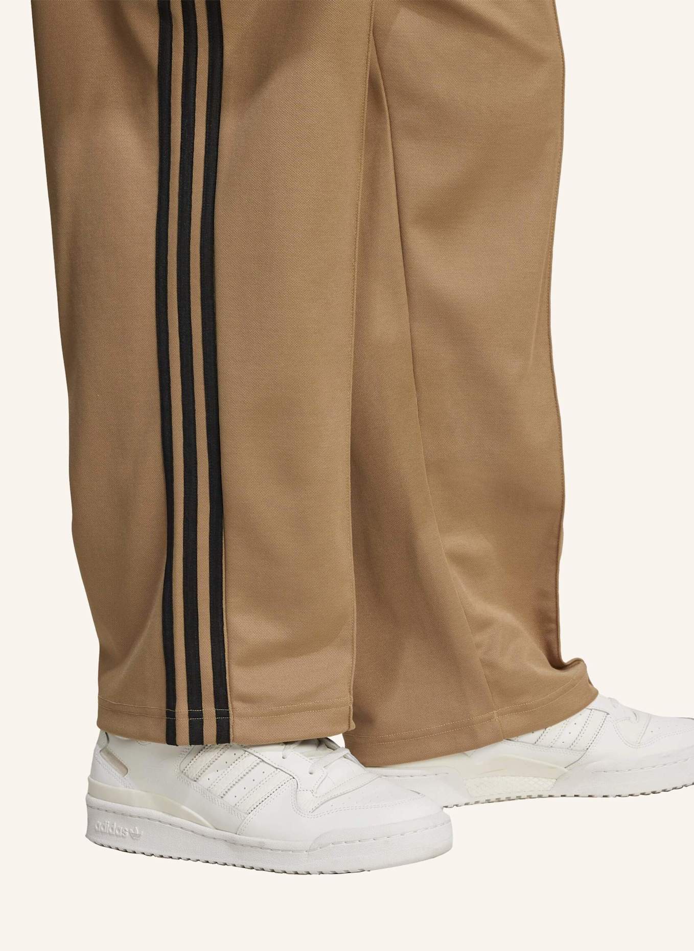 adidas Originals Track Pants ADICOLOR FIREBIRD: BEIGE/ SCHWARZ