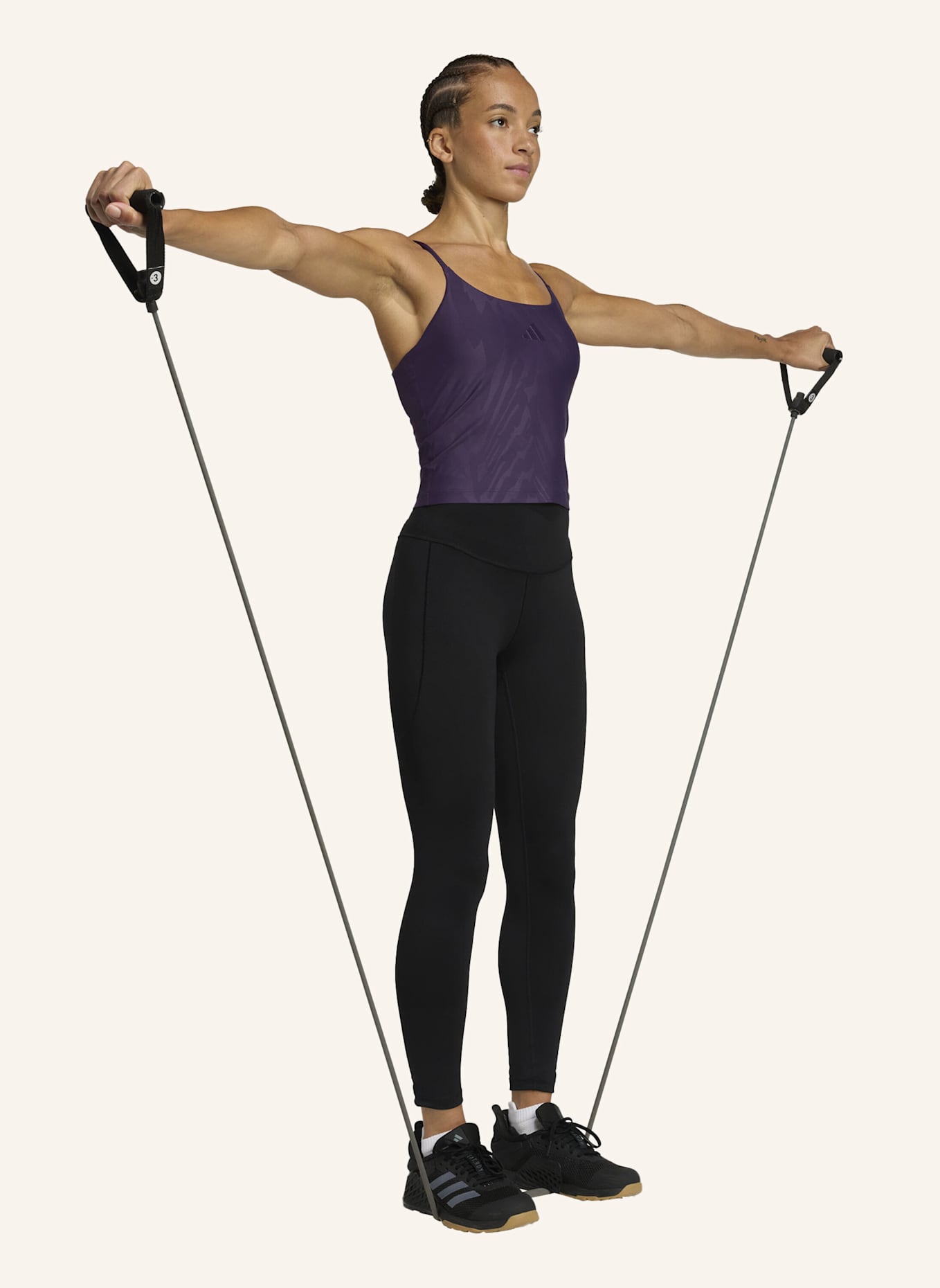 adidas AOP OPTIME TANK TOP: LILA