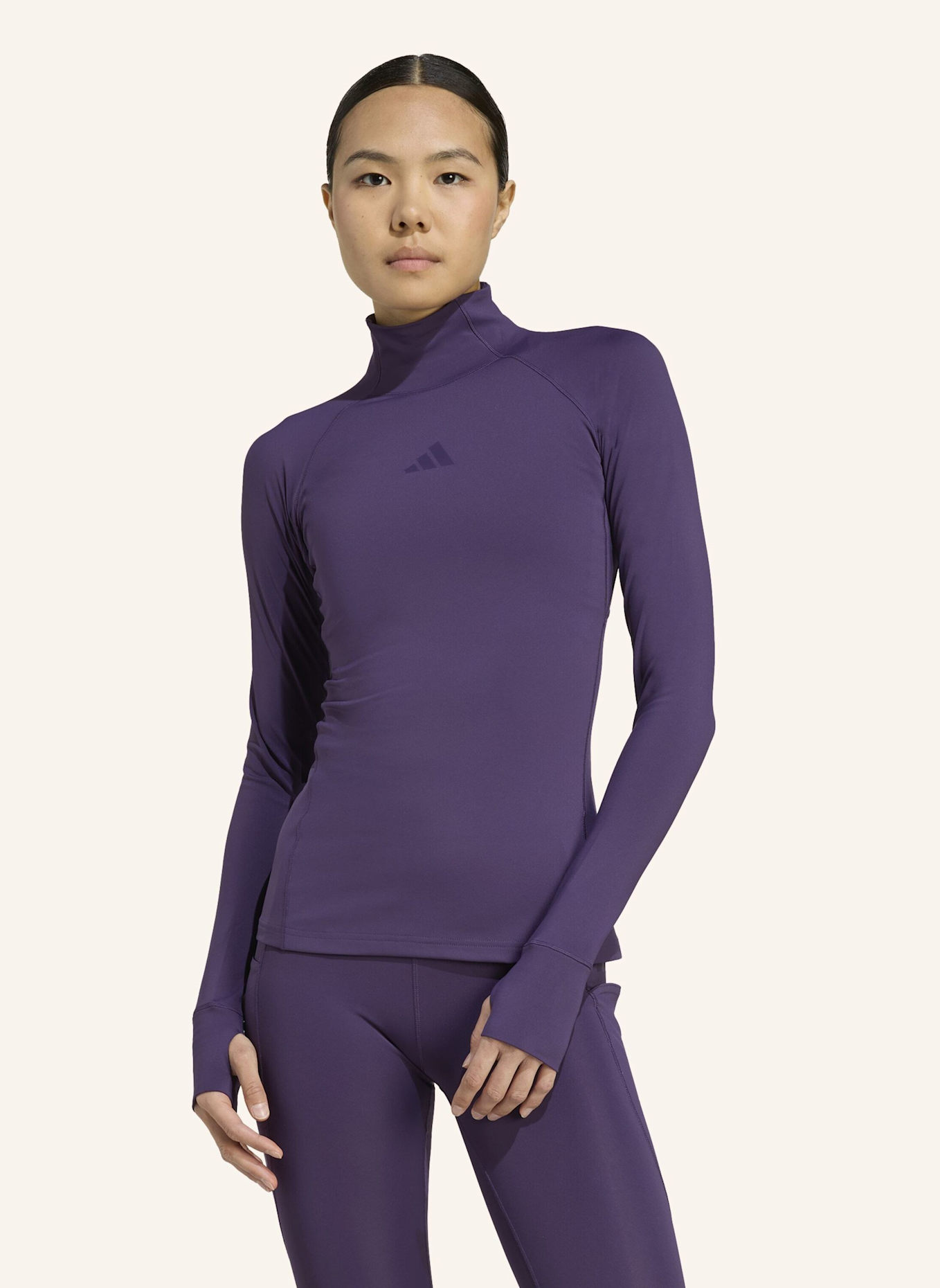 adidas ADIDAS TECHFIT COLD.RDY LONGSLEEVE: LILA