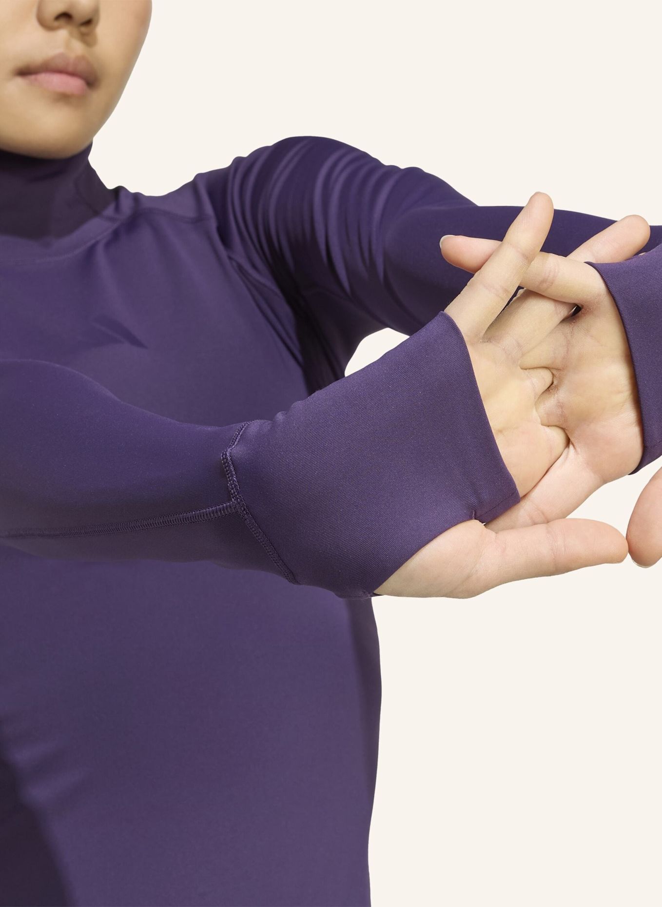 adidas ADIDAS TECHFIT COLD.RDY LONGSLEEVE: LILA