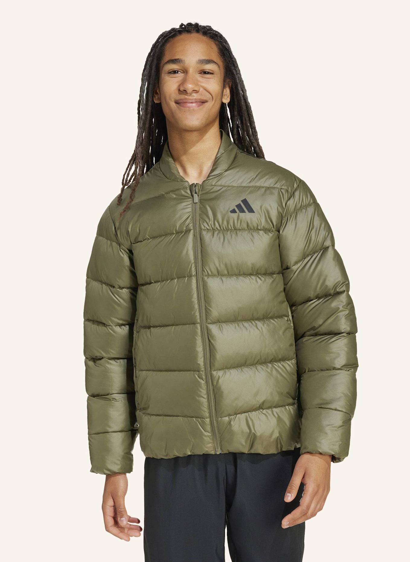 adidas ESSENTIALS CLIMAWARM KUNSTDAUNEN JACKE: GRÜN