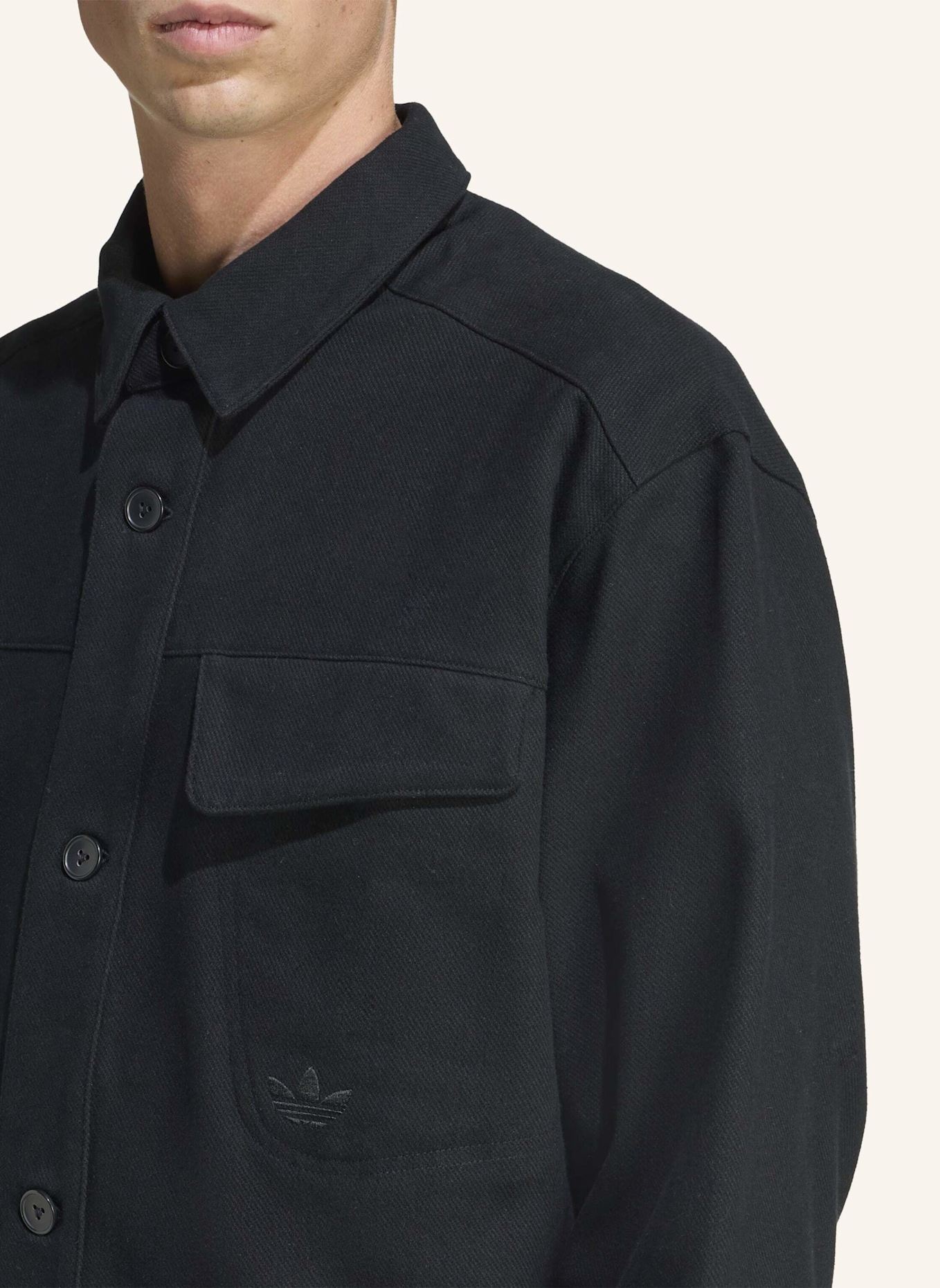 adidas Originals HOCHWERTIGES ESSENTIALS HEMD: SCHWARZ