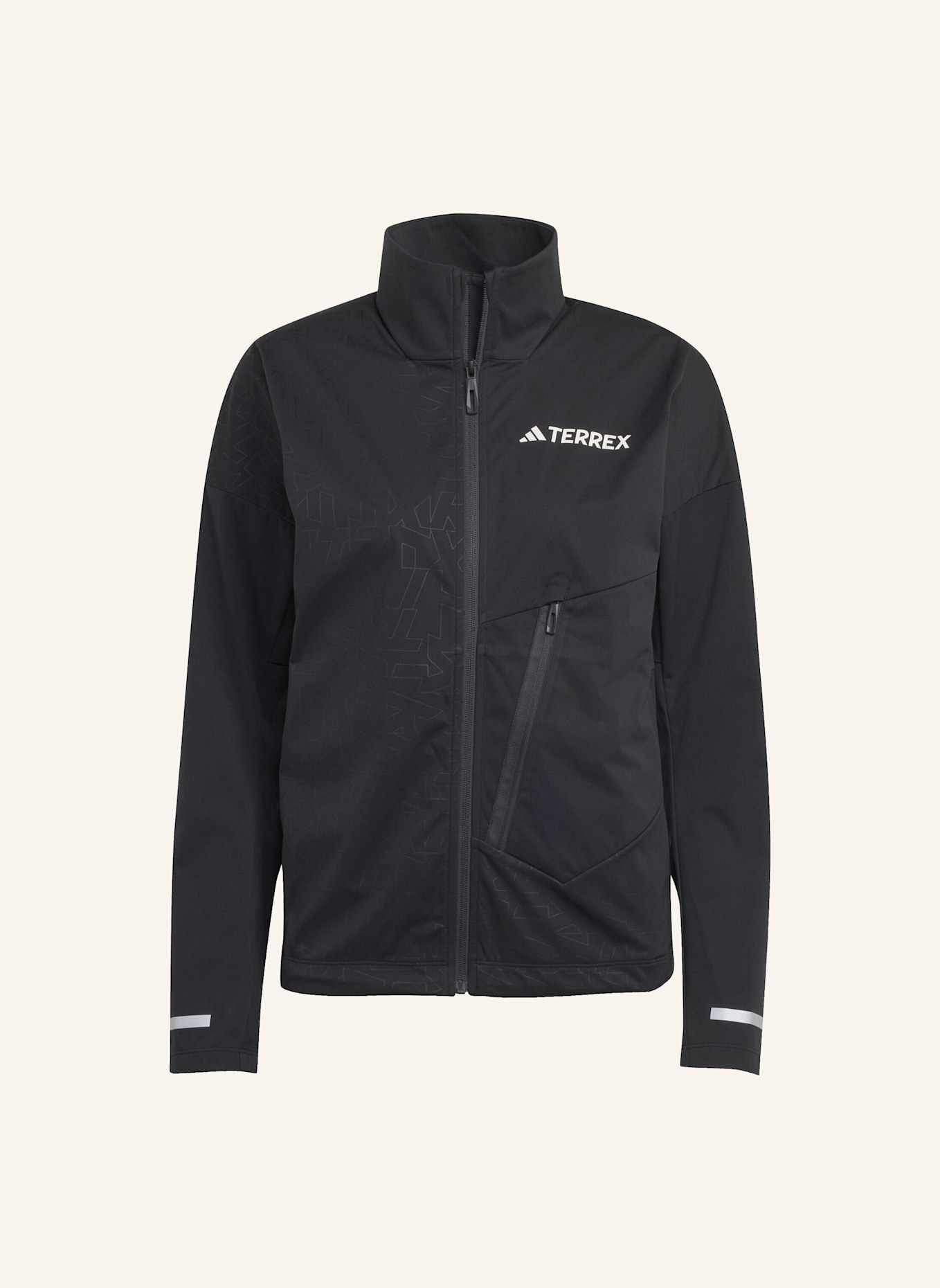 adidas TERREX TERREX XPERIOR CROSS-COUNTRY SKI SOFTSHELL-JACKE: SCHWARZ