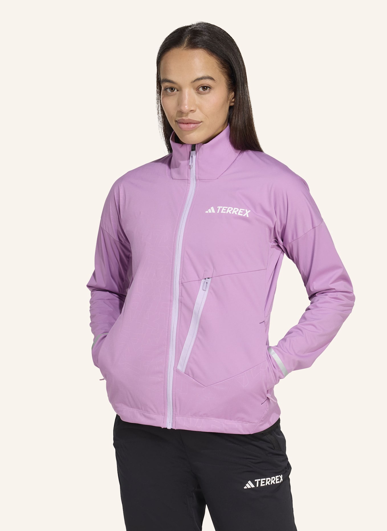 adidas TERREX TERREX XPERIOR CROSS-COUNTRY SKI SOFTSHELL-JACKE: LILA