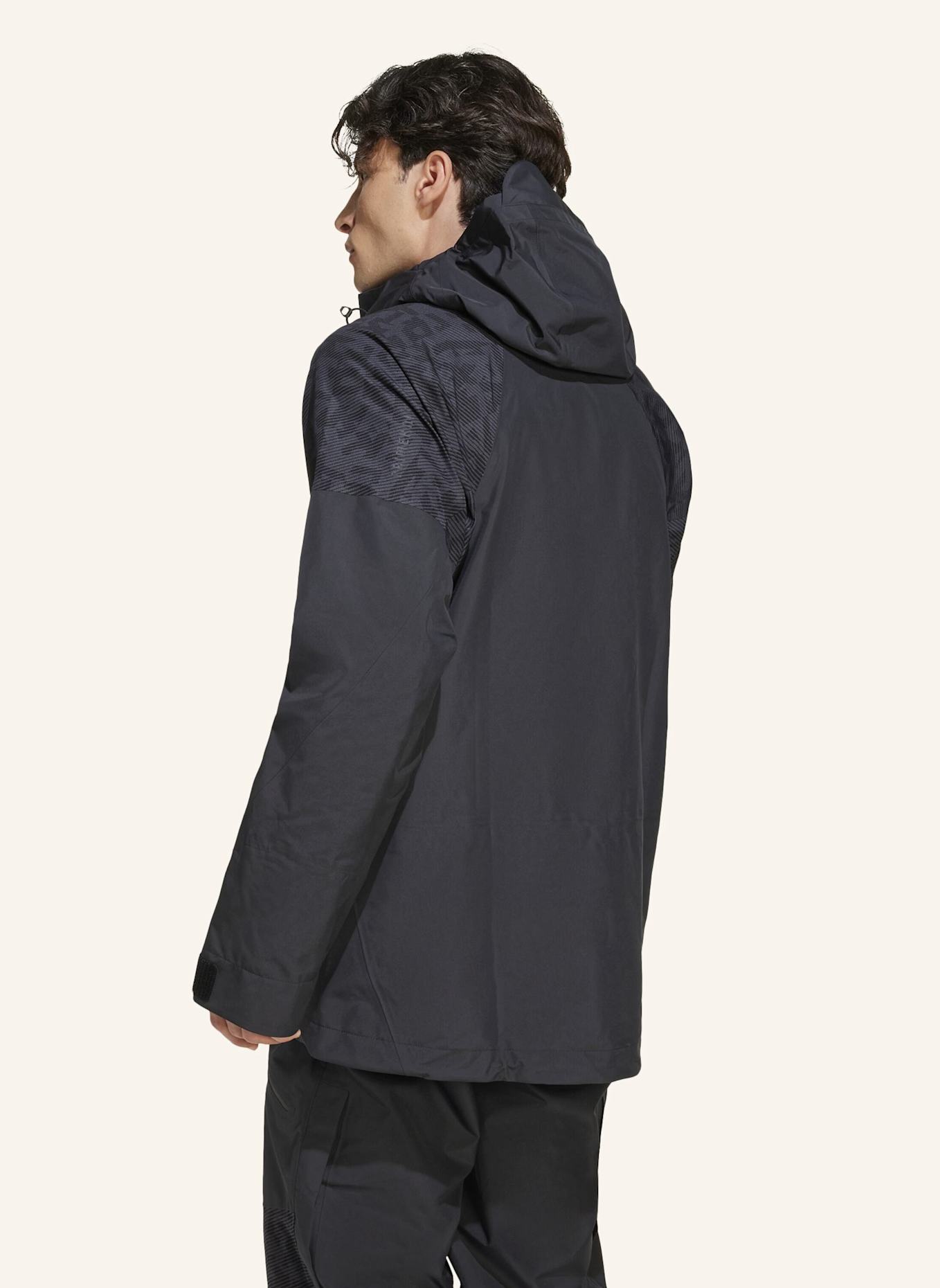 adidas TERREX TERREX XPERIOR HYBRID PRIMEKNIT CLIMAPROOF+ JACKE: SCHWARZ