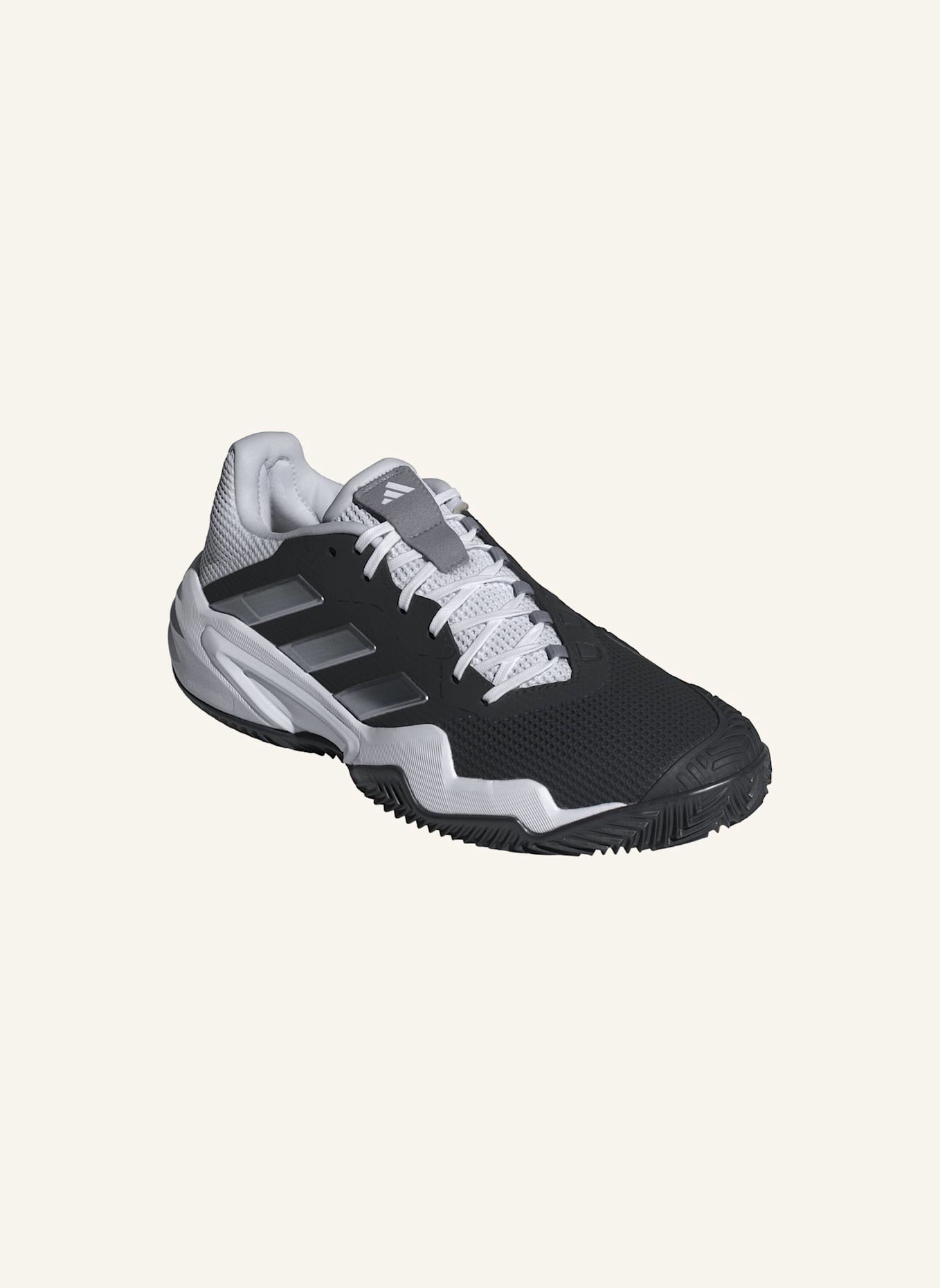 adidas BARRICADE 13 CLAY TENNISSCHUHE: SCHWARZ/ WEISS/ GRAU