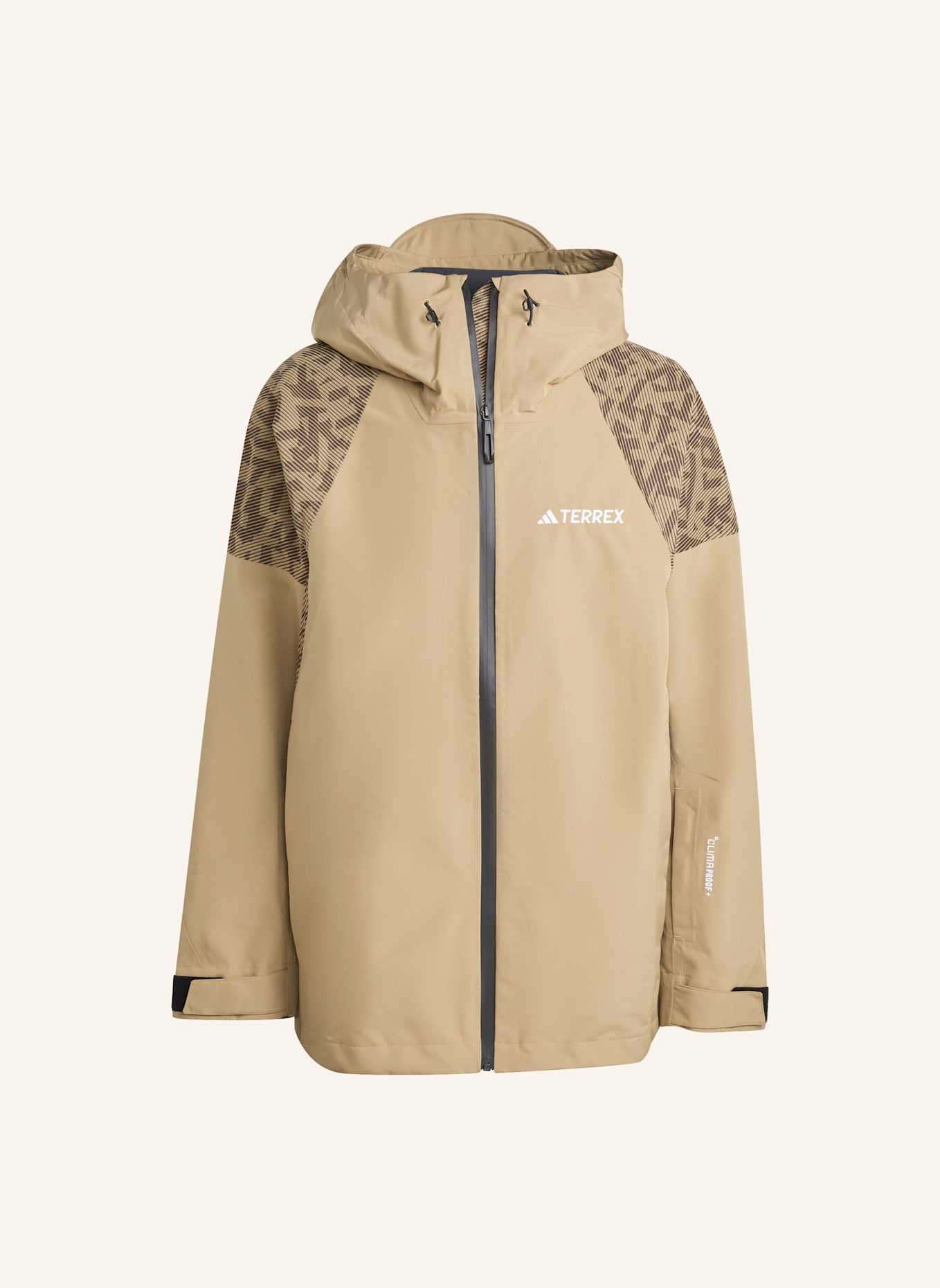 adidas TERREX TERREX XPERIOR HYBRID PRIMEKNIT CLIMAPROOF+ JACKE: BRAUN
