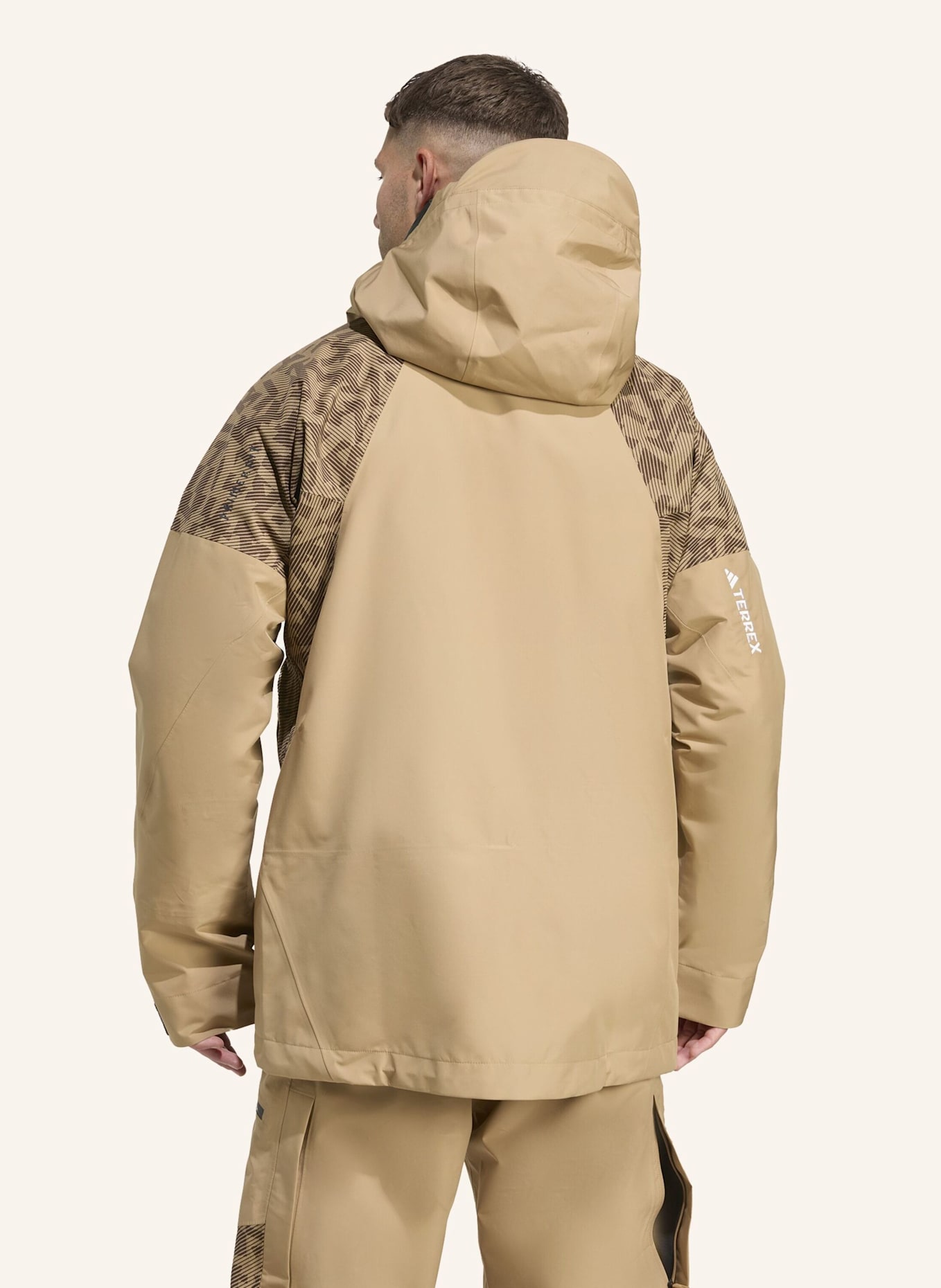 adidas TERREX TERREX XPERIOR HYBRID PRIMEKNIT CLIMAPROOF+ JACKE: BRAUN