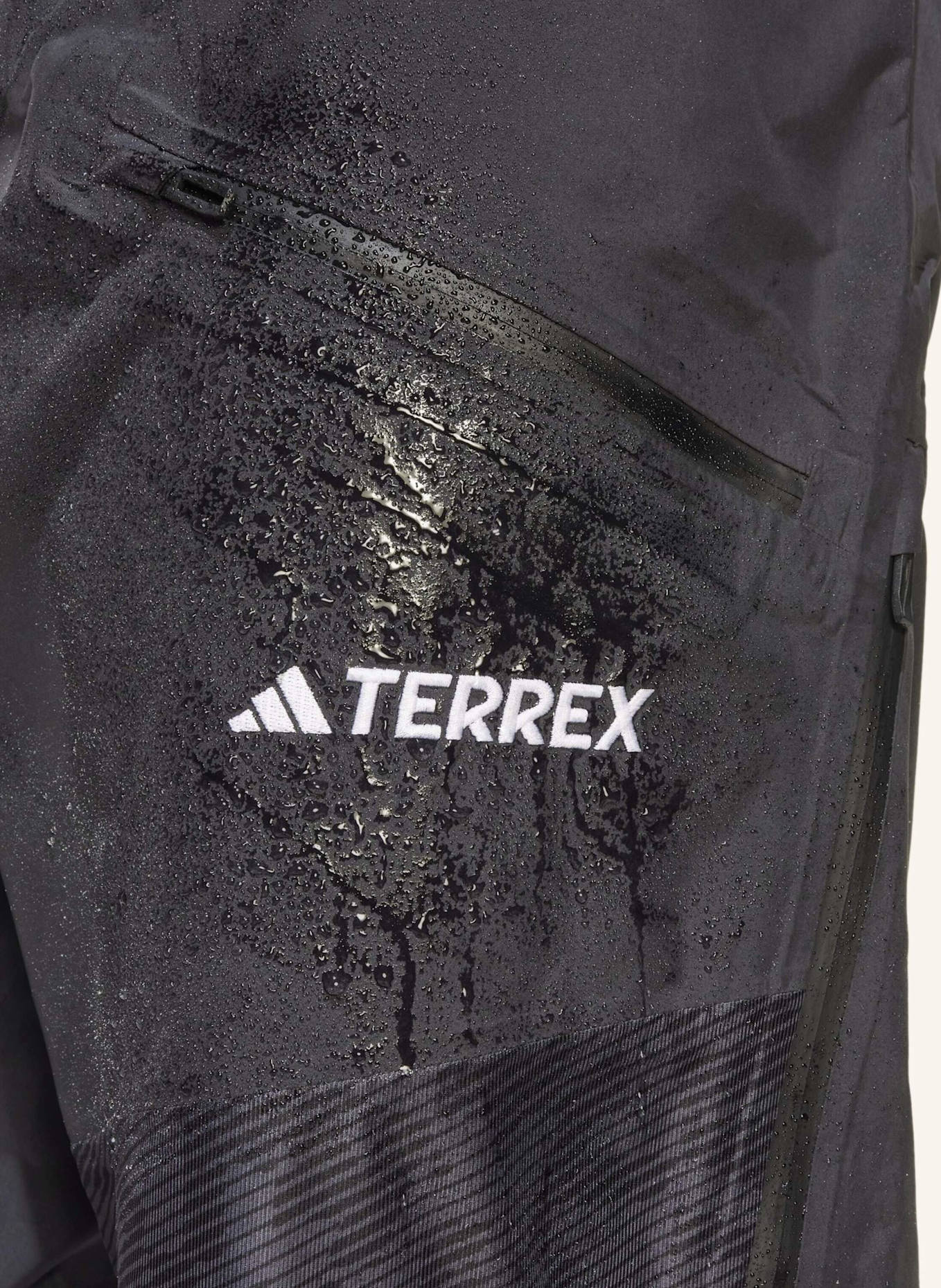 adidas TERREX TERREX XPERIOR HYBRID PRIMEKNIT CLIMAPROOF+ LATZHOSE: SCHWARZ