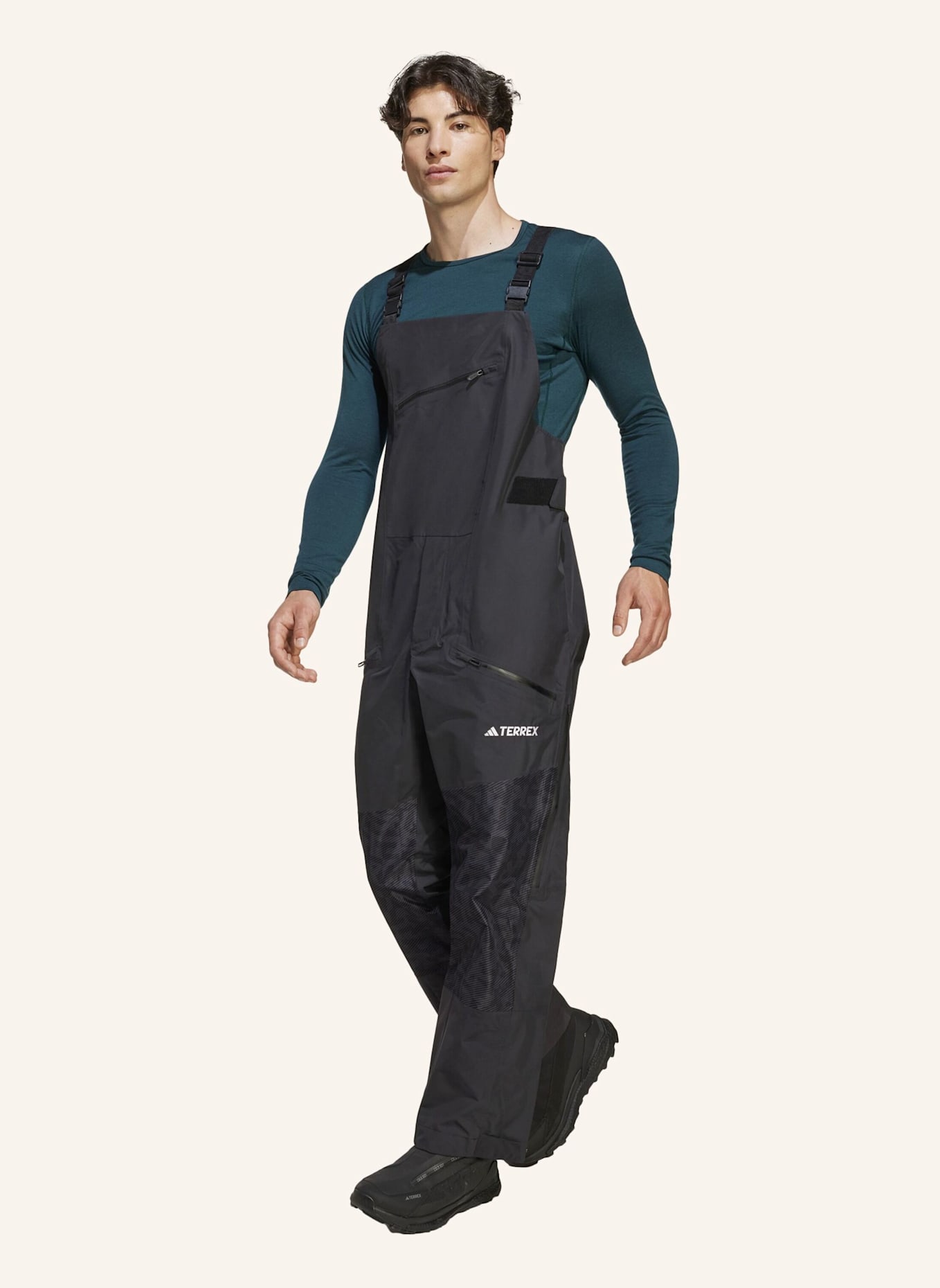 adidas TERREX TERREX XPERIOR HYBRID PRIMEKNIT CLIMAPROOF+ LATZHOSE: SCHWARZ