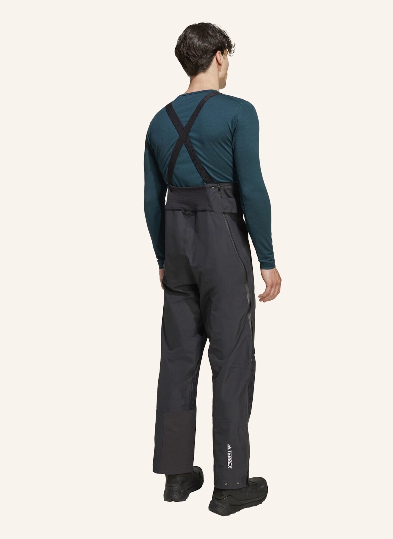 adidas TERREX TERREX XPERIOR HYBRID PRIMEKNIT CLIMAPROOF+ LATZHOSE: SCHWARZ