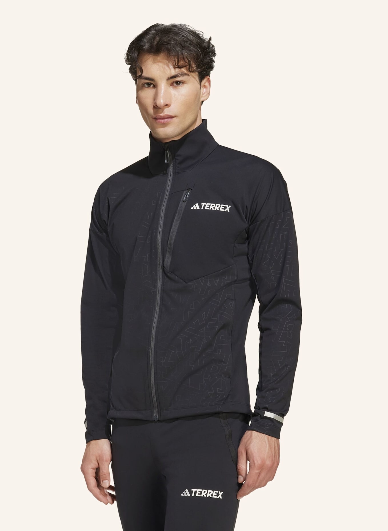 adidas TERREX TERREX XPERIOR CROSS-COUNTRY SKI SOFTSHELL-JACKE: SCHWARZ